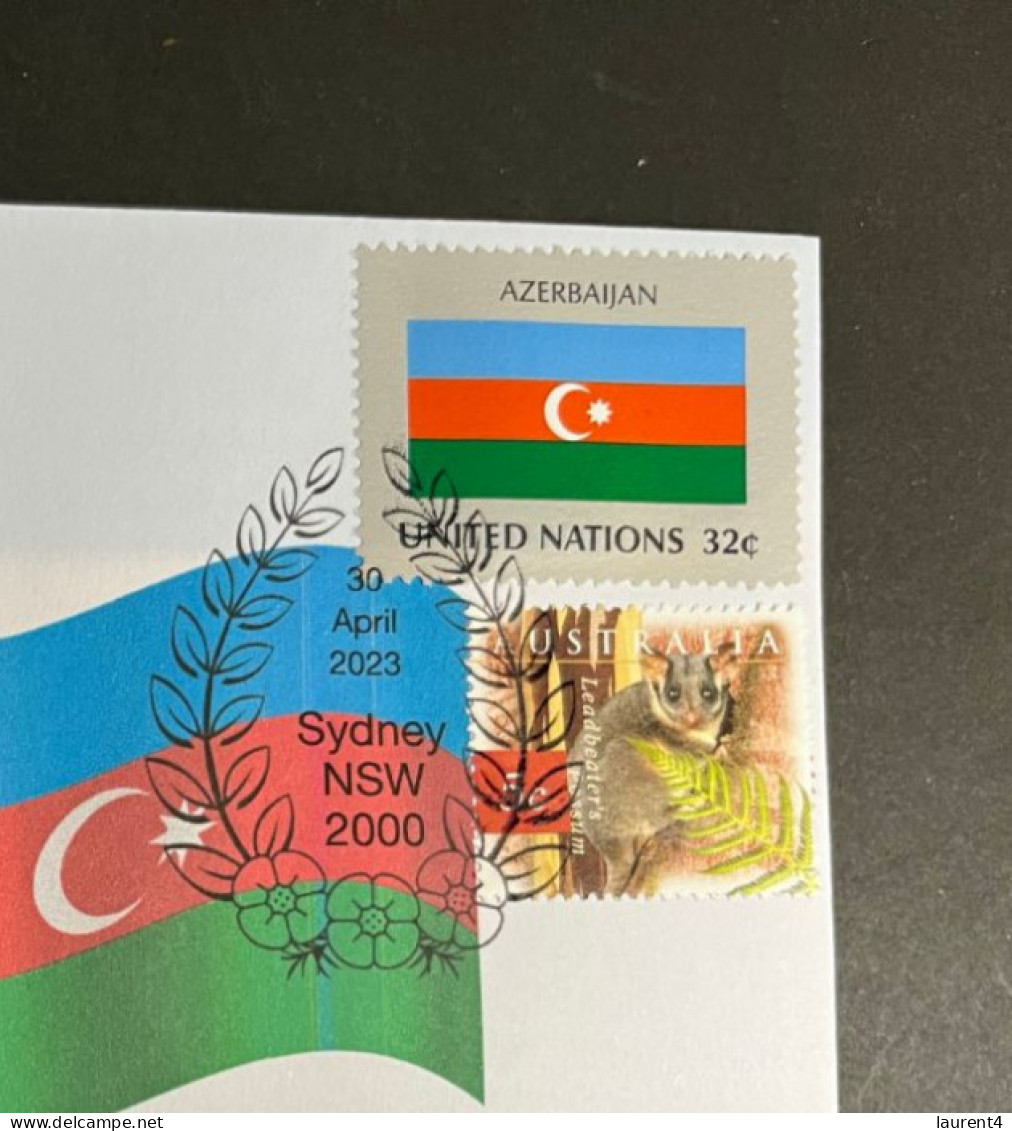 (3 Q 8) Formula One - 2023 Azerbaijan Grand Prix - Winner Sergio Pérez 30 April 2023) With UN Flag Stamp - Autres & Non Classés