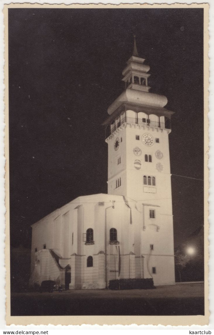 Stockerau - Kirche - Nacht - (NÖ, Österreich/Austria) - Agfa - Stockerau