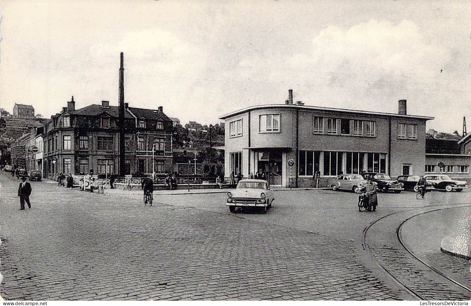 BELGIQUE - SEILLES - Place De La Station - Edition Pirson Bazar Librairie - Carte Postale Ancienne - Andere & Zonder Classificatie