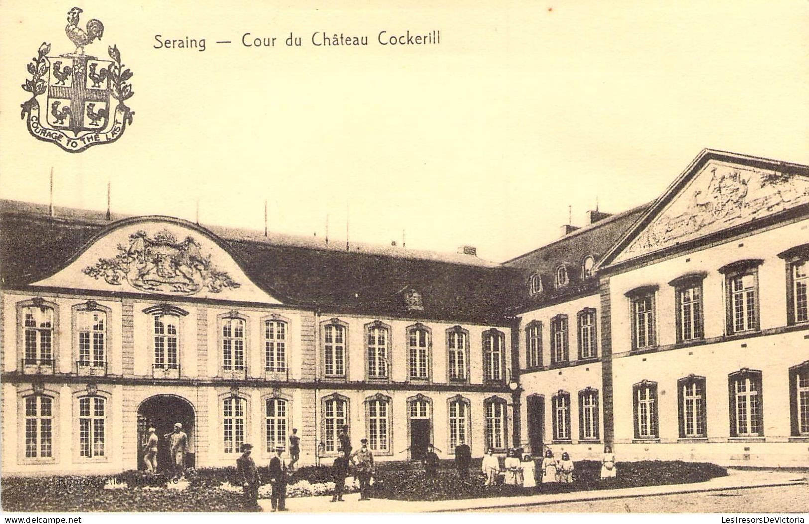 BELGIQUE - SERAING - Cour Du Château Cockerill - Carte Postale Ancienne - Seraing