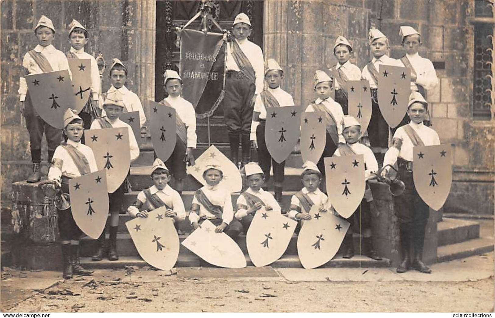 Beuzec-Conq      29        Fanfare De Jeunes Musiciens - Carte Photo -         (voir Scan) - Beuzec-Cap-Sizun