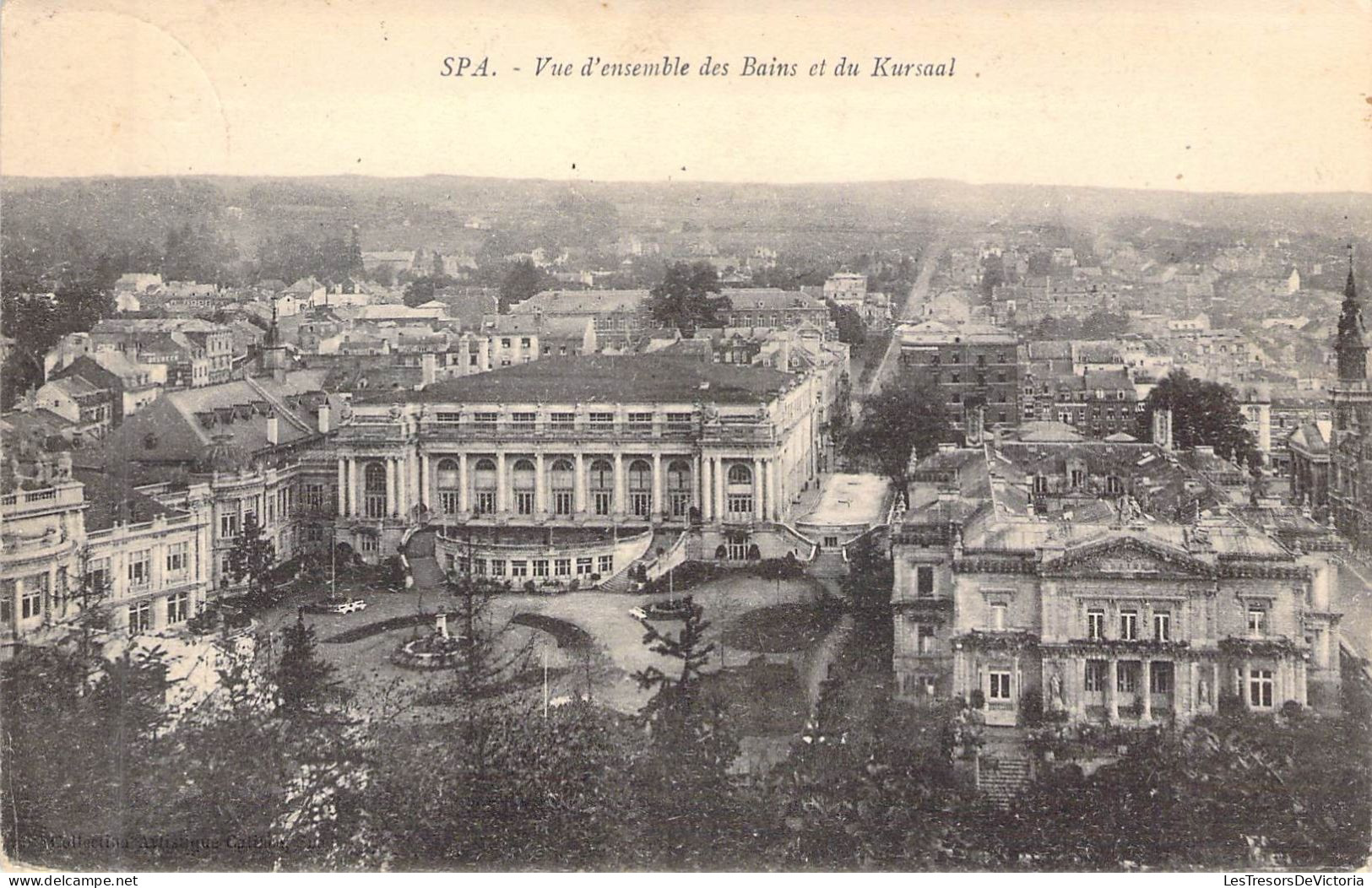 BELGIQUE - SPA - Vue D'ensemble Des Bains Et Du Kursaal - Carte Postale Ancienne - Spa