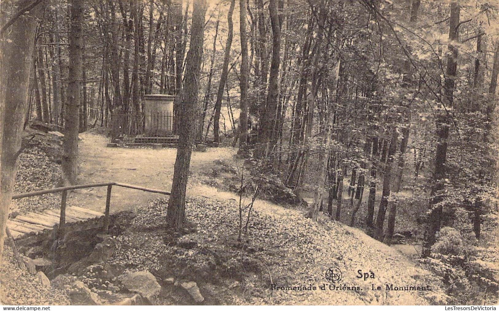 BELGIQUE - SPA - Promenade D'Orléans - Le Monument - Edition F Misson - Carte Postale Ancienne - Spa