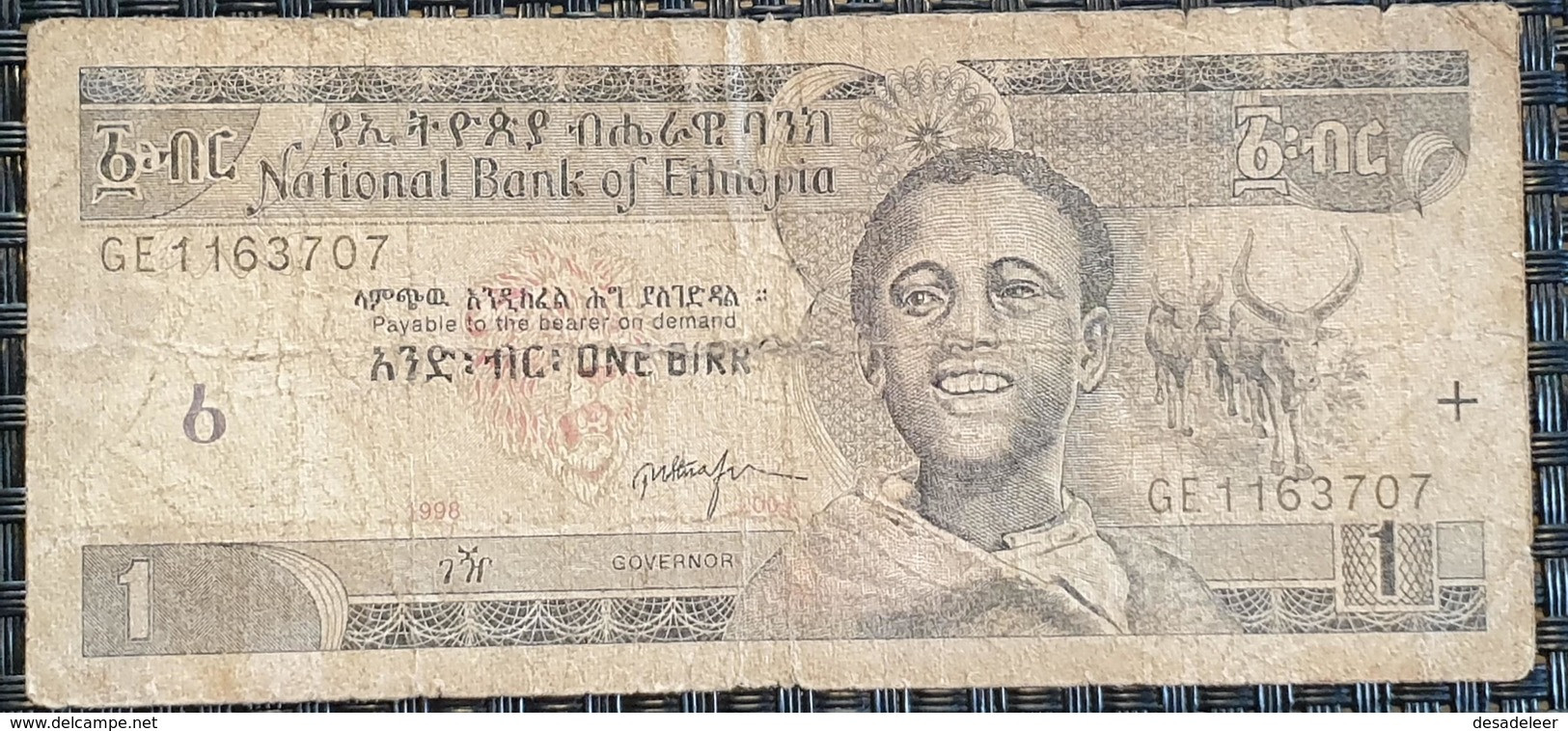 Ethiopia 1 Birr, 1998/2008 - Ethiopie