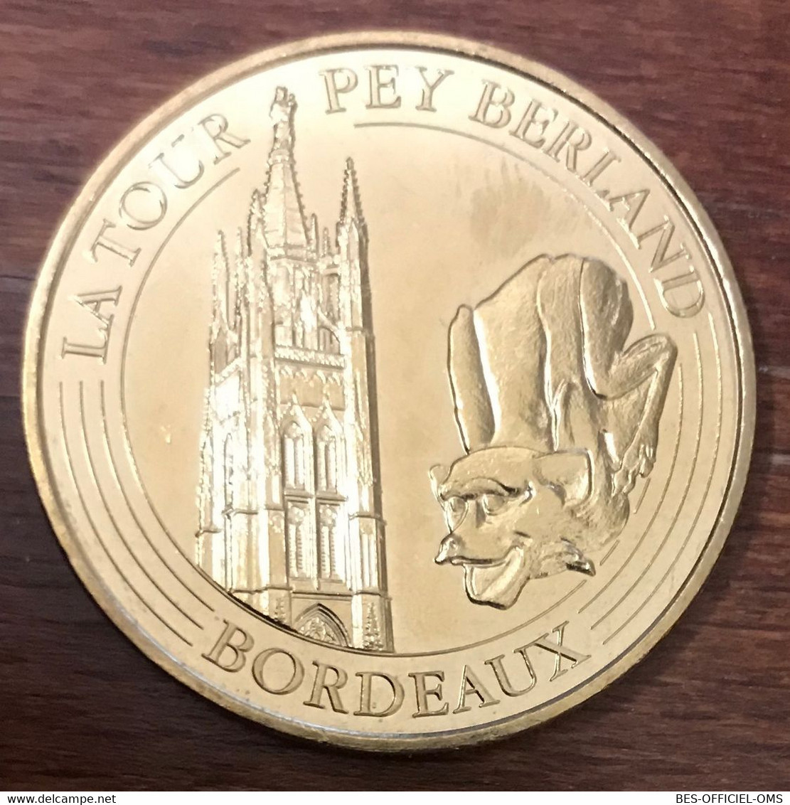 33 BORDEAUX TOUR PEY-BERLAND MDP 2019 MÉDAILLE SOUVENIR MONNAIE DE PARIS JETON TOURISTIQUE MEDALS COINS TOKENS - 2019