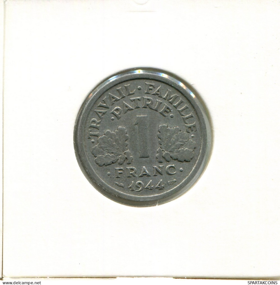 1 FRANC 1944 FRANCIA FRANCE Moneda #AK574.E - 1 Franc