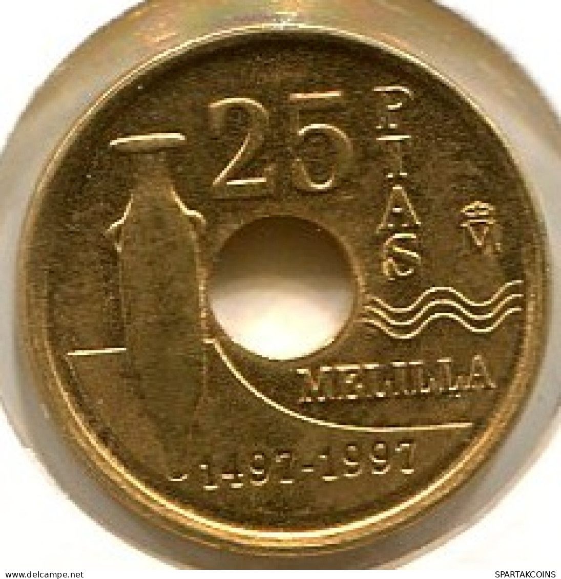 25 PESETAS 1997 1497-1997 MELILLA ESPAGNE SPAIN #W10639.2.F - 25 Pesetas