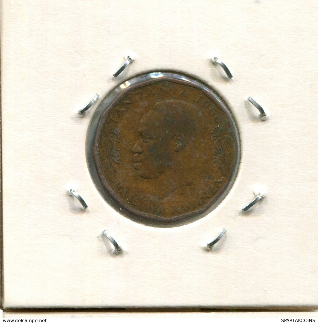 5 CENTI 1966 TANZANIA Coin #AS358.U - Tanzanie