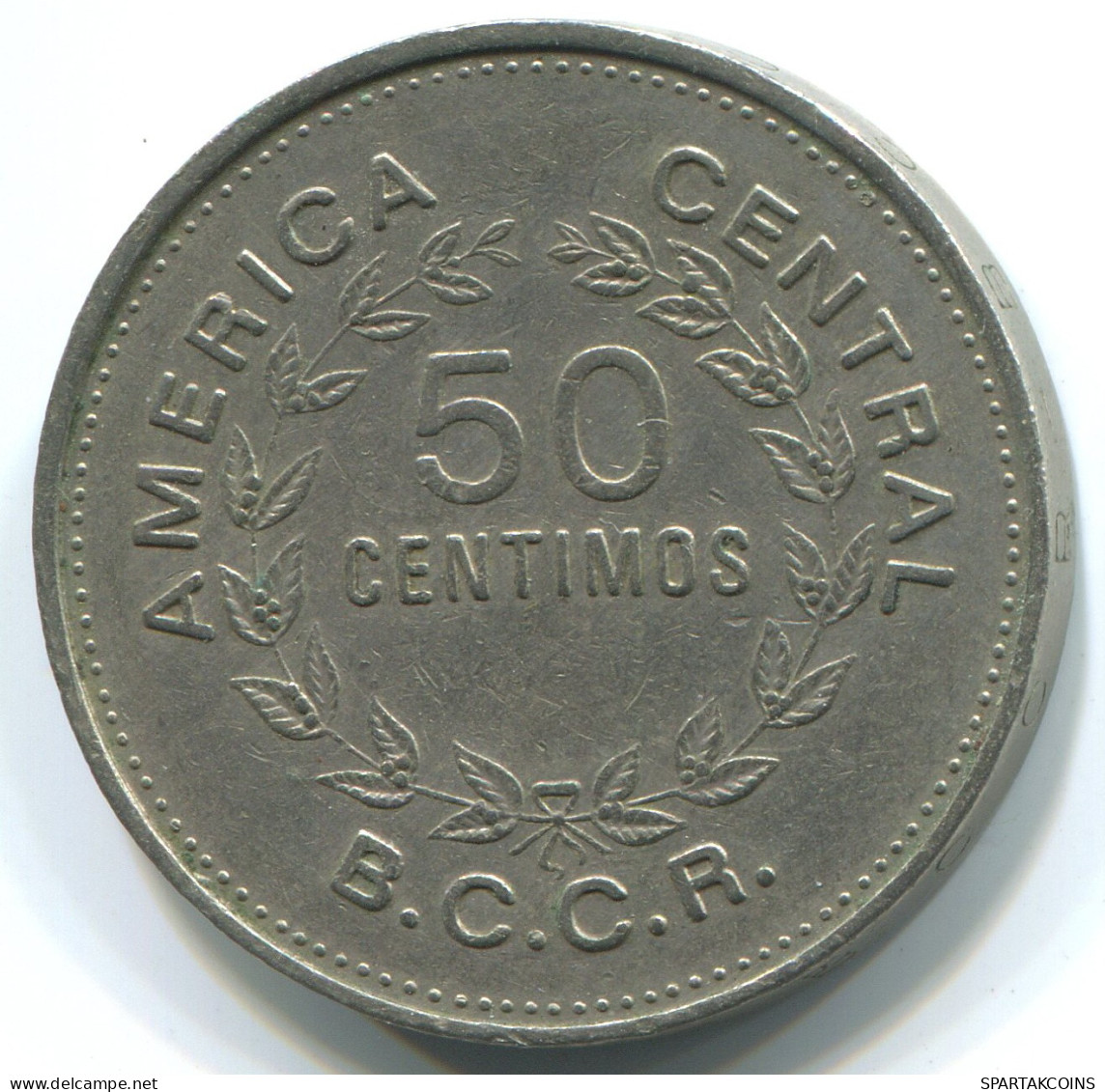 50 CENTIMOS 1976 COSTA RICA Münze #WW1170.D - Costa Rica