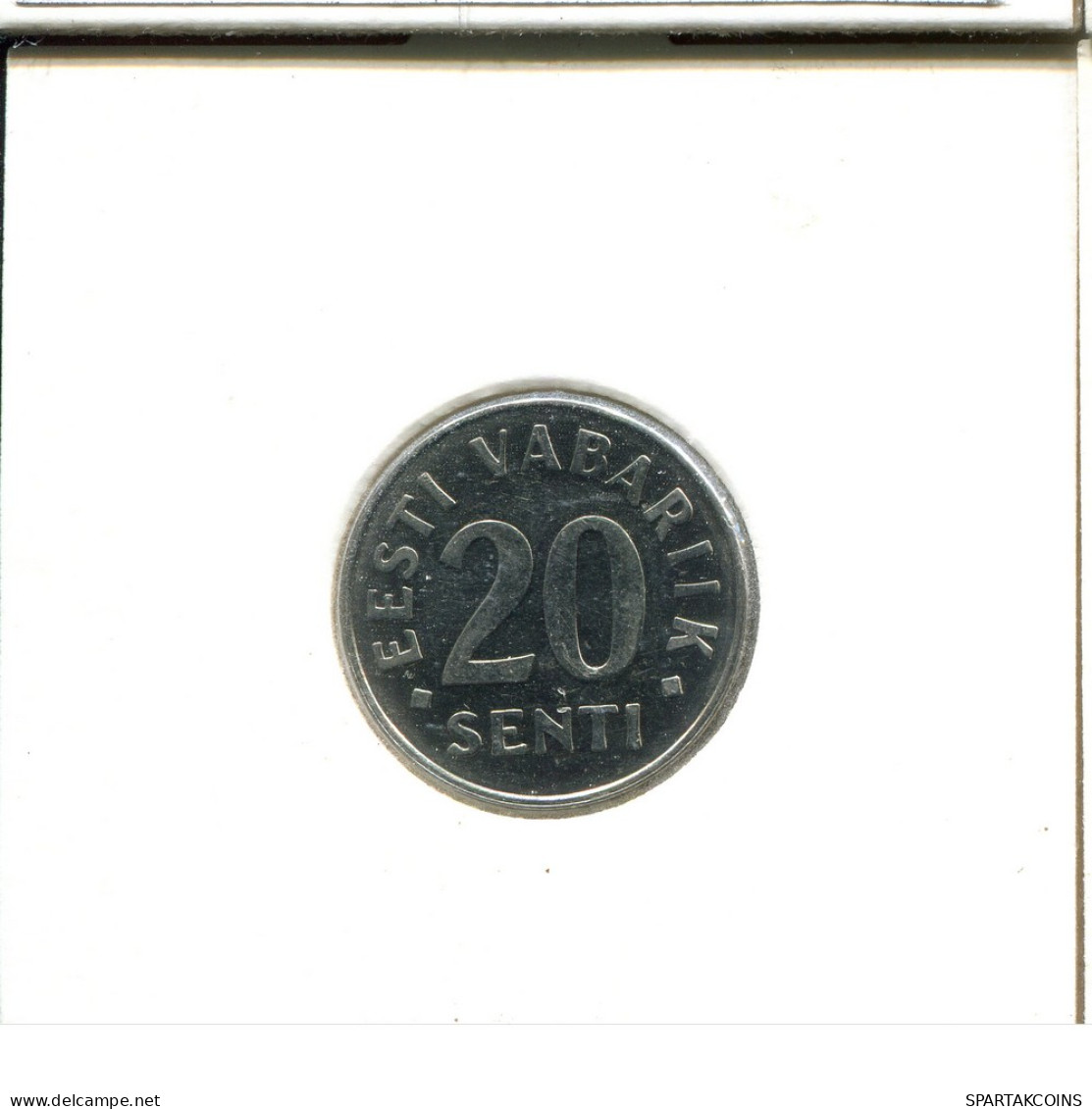 20 SENTI 1997 ESTLAND ESTONIA Münze #AS683.D - Estland