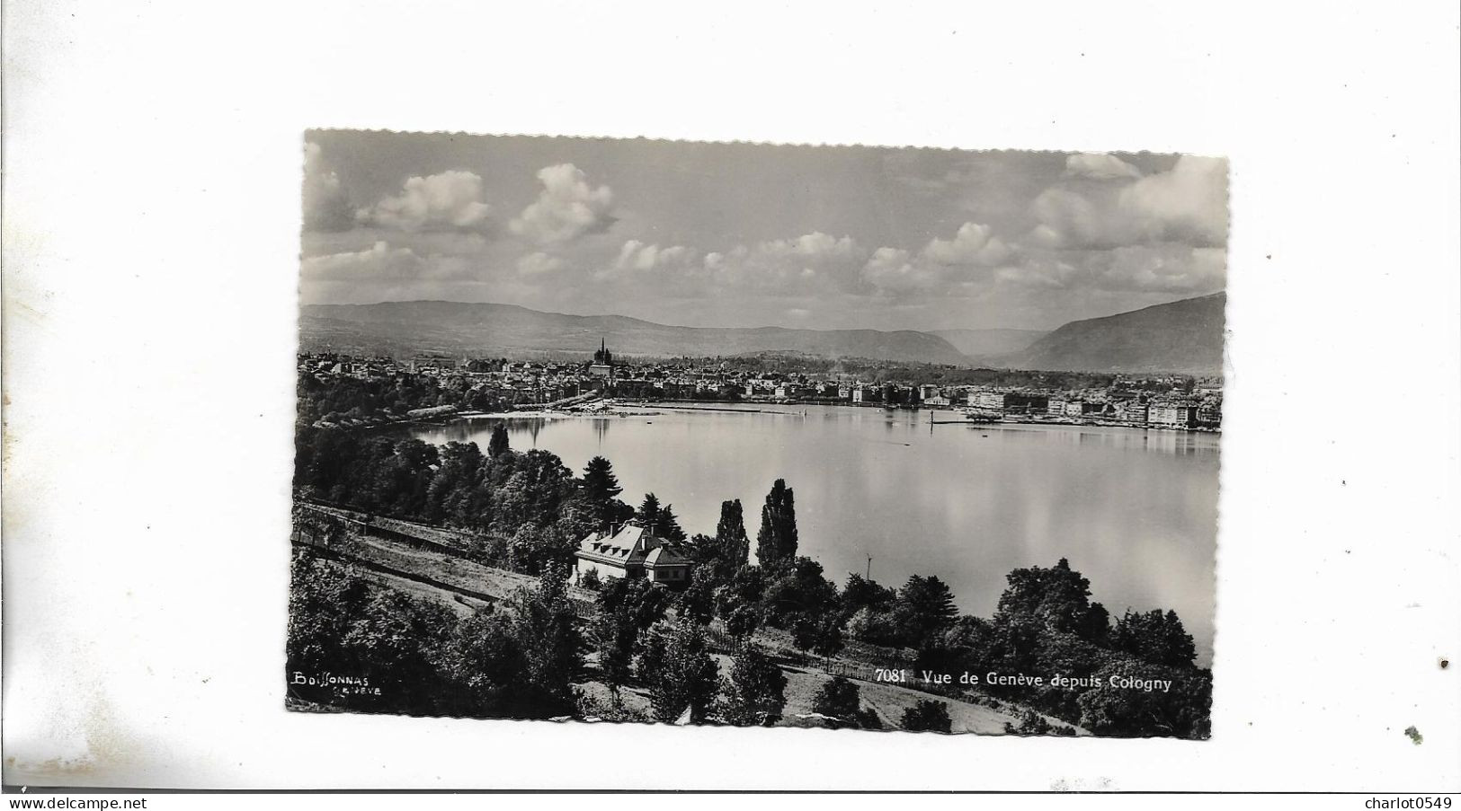 Vue De Geneve Depius Cologny - Cologny