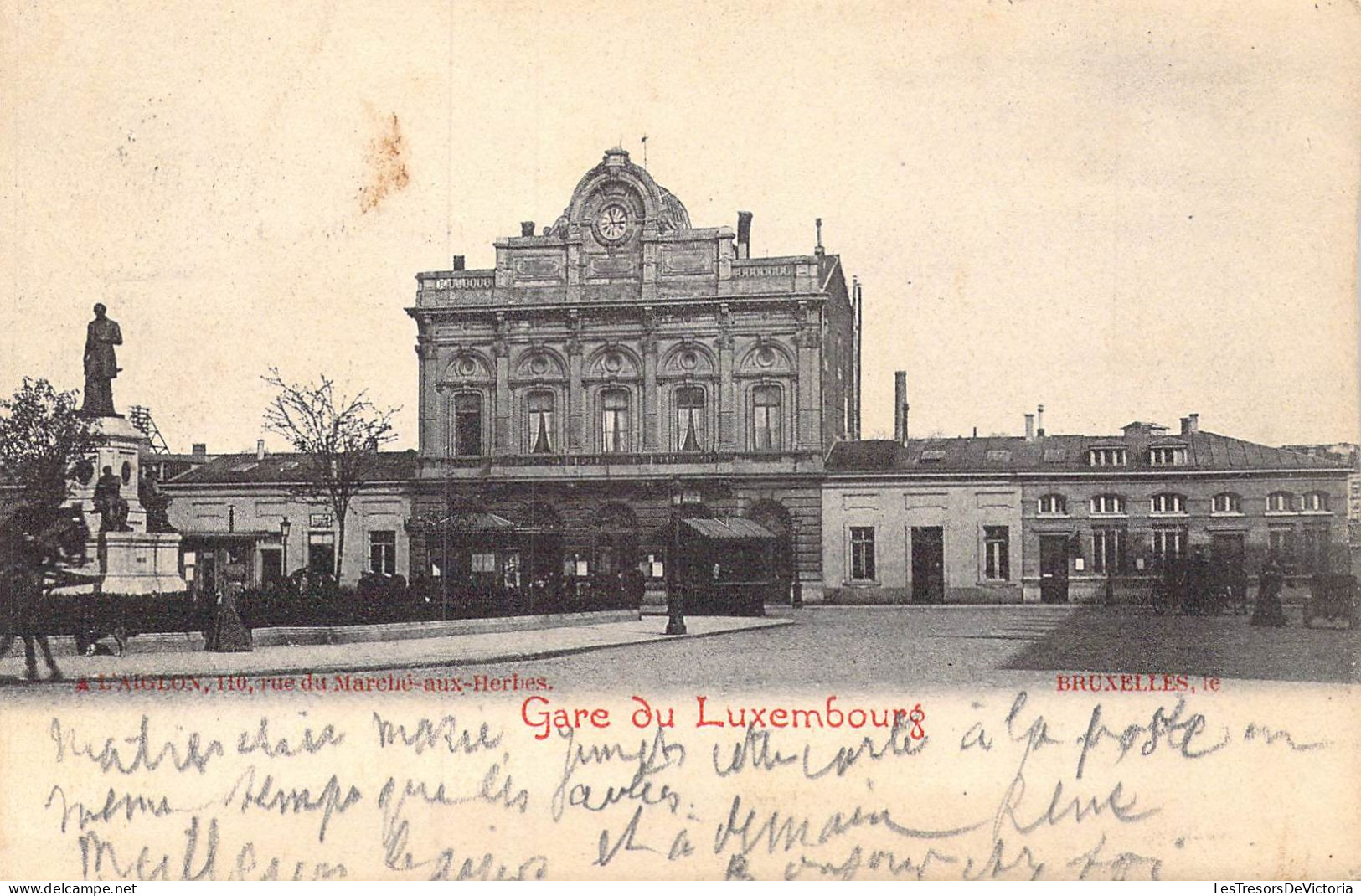 LUXEMBOURG - Gare Du Luxembourg - Carte Postale Ancienne - Luxemburg - Stadt