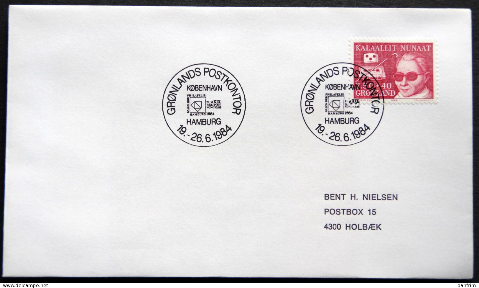 Greenland 1984 SPECIAL POSTMARKS. HAMBURG 1984.  19-26-6    ( Lot 926) - Briefe U. Dokumente