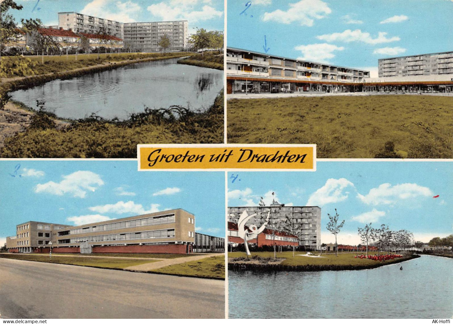 Drachten - Mehrbildkarte (998) - Drachten