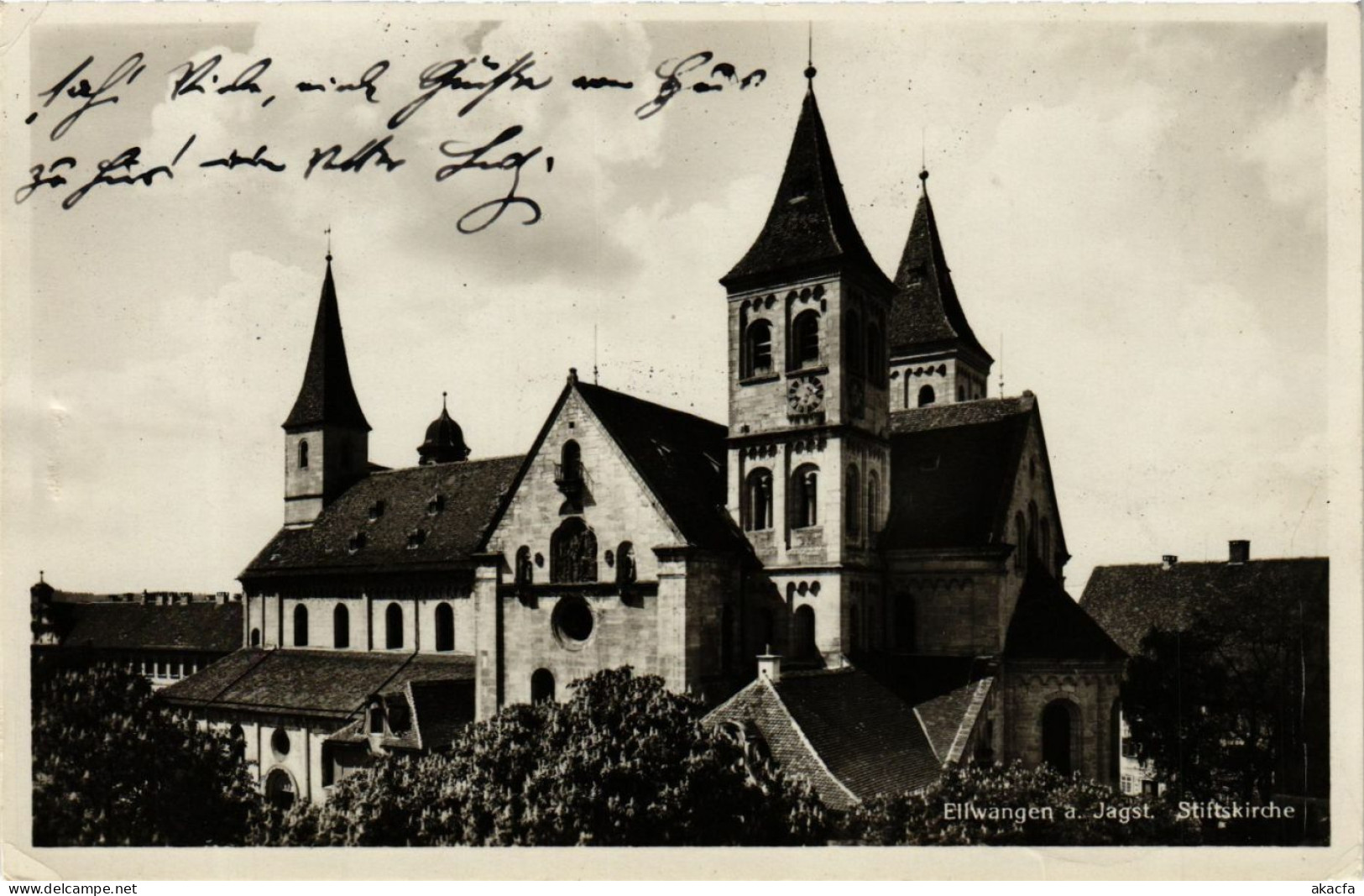 CPA AK Ellwangen A. D. Jagst – Stiftskirche GERMANY (857217) - Ellwangen