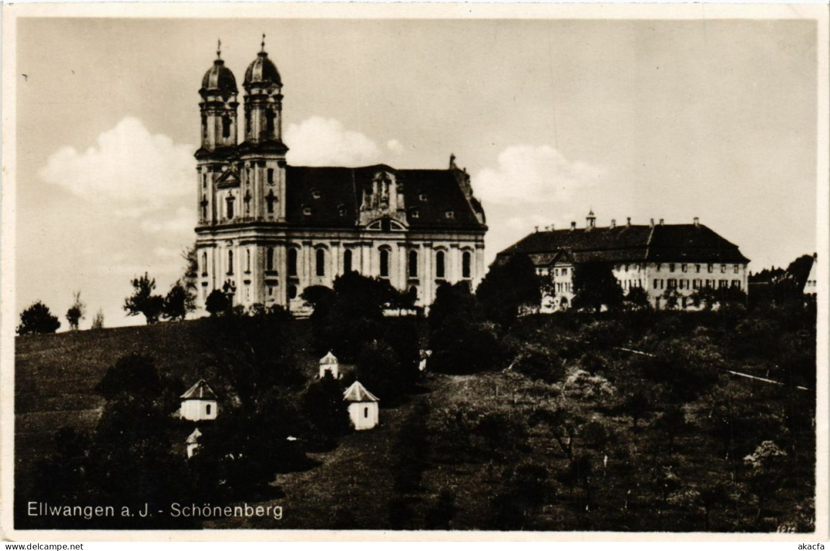 CPA AK Ellwangen A. D. Jagst – Schönenberg – Kirche GERMANY (857227) - Ellwangen