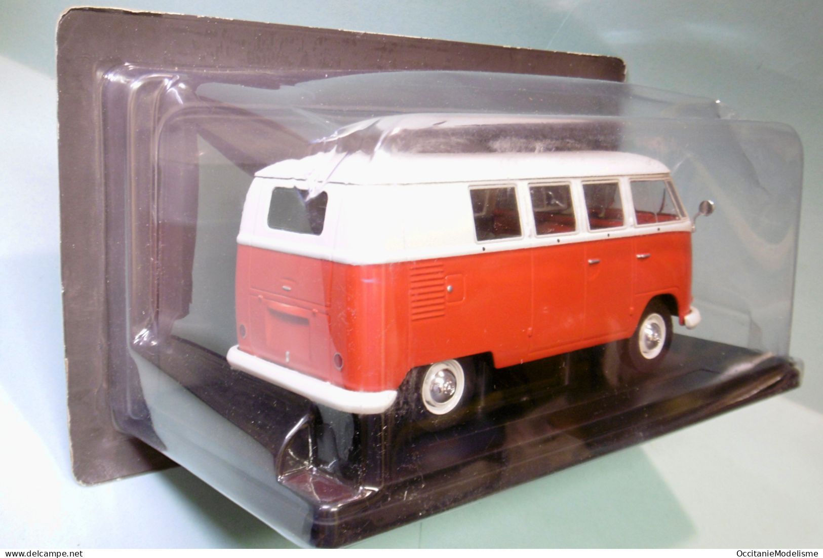 Ixo / Salvat - VW VOLKSWAGEN T1 COMBI Minibus 1960 Rouge Et Crème Neuf 1/24 - Sonstige & Ohne Zuordnung