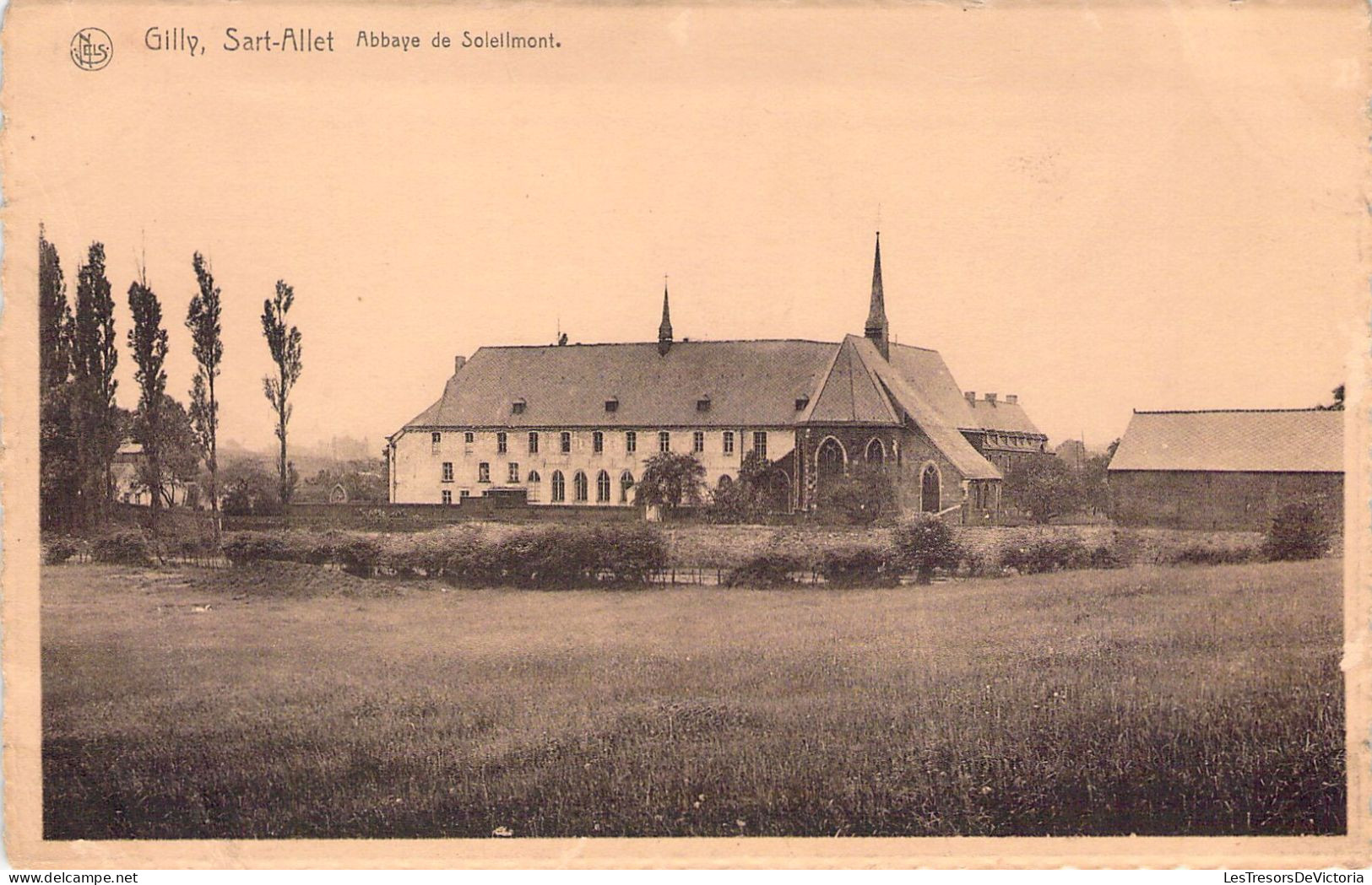 BELGIQUE - Gilly - Sart Allet - Abbaye De Soleilmont - Carte Postale Ancienne - Charleroi