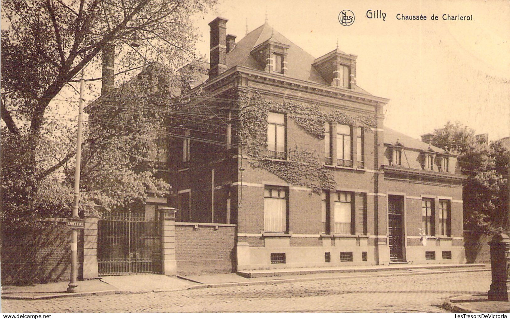 BELGIQUE - Gilly - Chaussée De Charleroi - Carte Postale Ancienne - Charleroi
