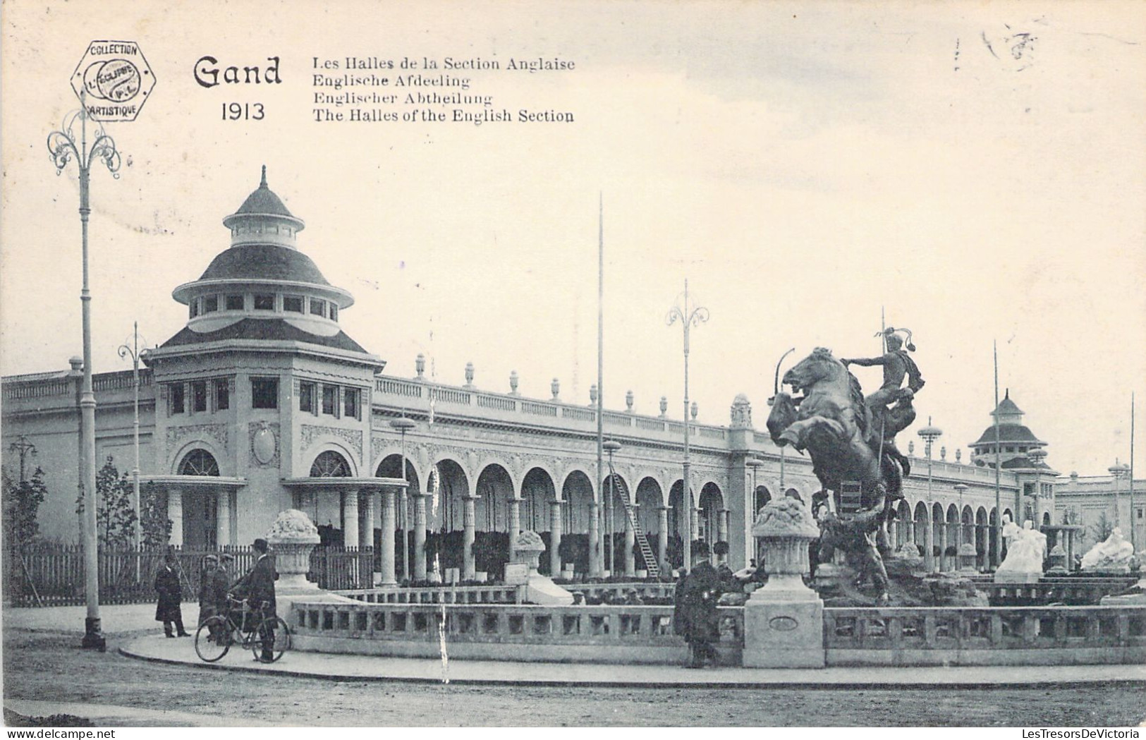 BELGIQUE - GAND - GENT - Exposition Universelle 1913 - Les Halles De La Section Anglaise - Carte Postale Ancienne - Gent