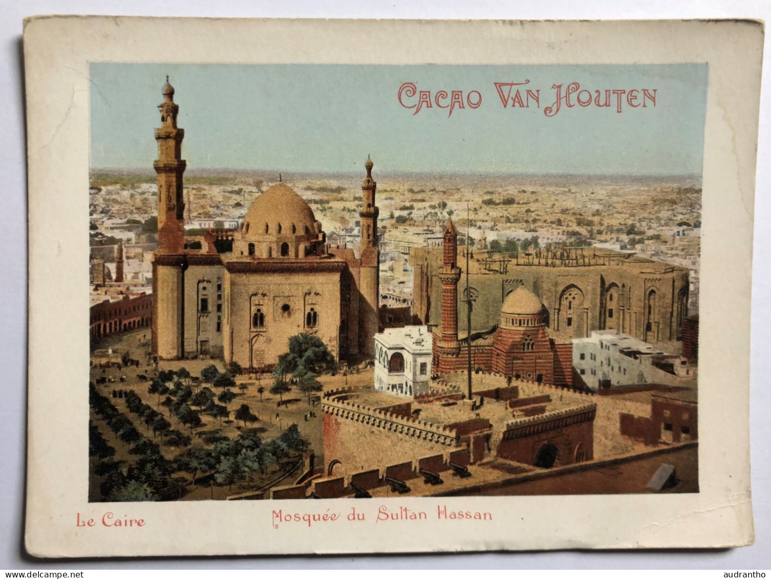 Grande Chromo - Cacao VAN HOUTEN - Egypte Le Caire - Mosquée Du Sultan Hassan - Van Houten