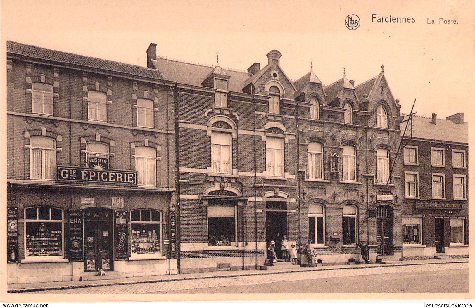 BELGIQUE - FARCIENNES - La Poste - Carte Postale Ancienne - Farciennes