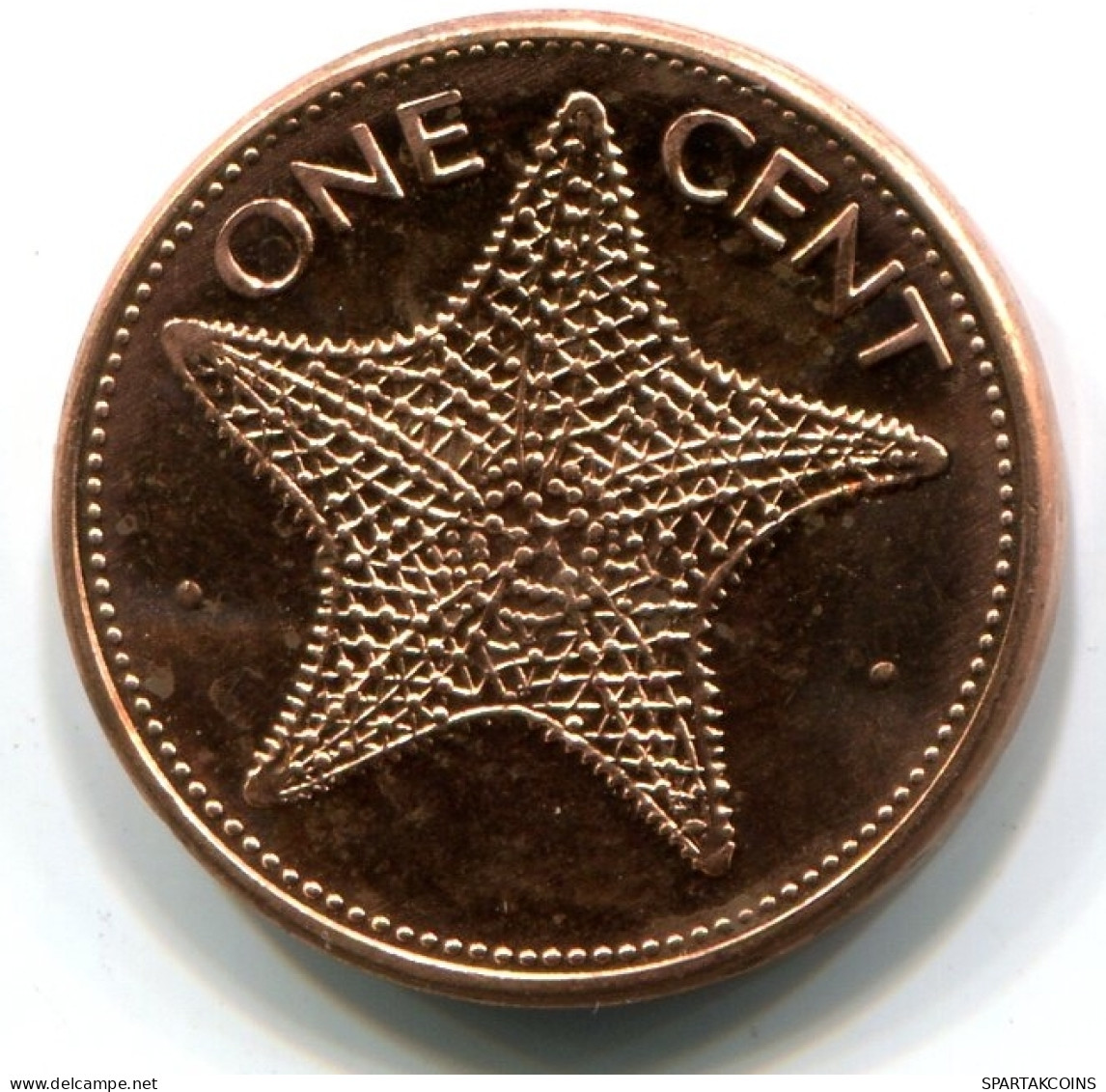 1 CENT 1998 BAHAMAS Moneda UNC STARFISH #W11462.E - Bahamas