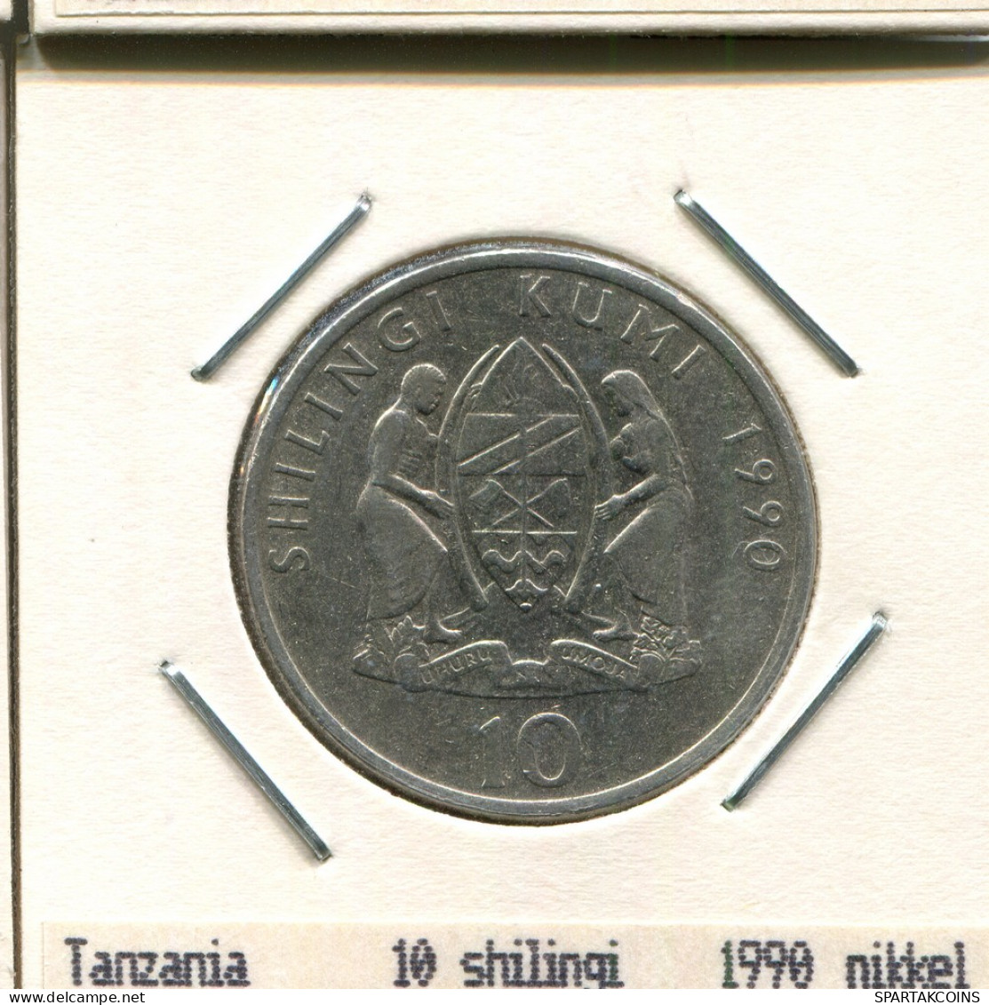 10 SHILLINGI 1990 TANZANIA Moneda #AS361.E - Tanzanie