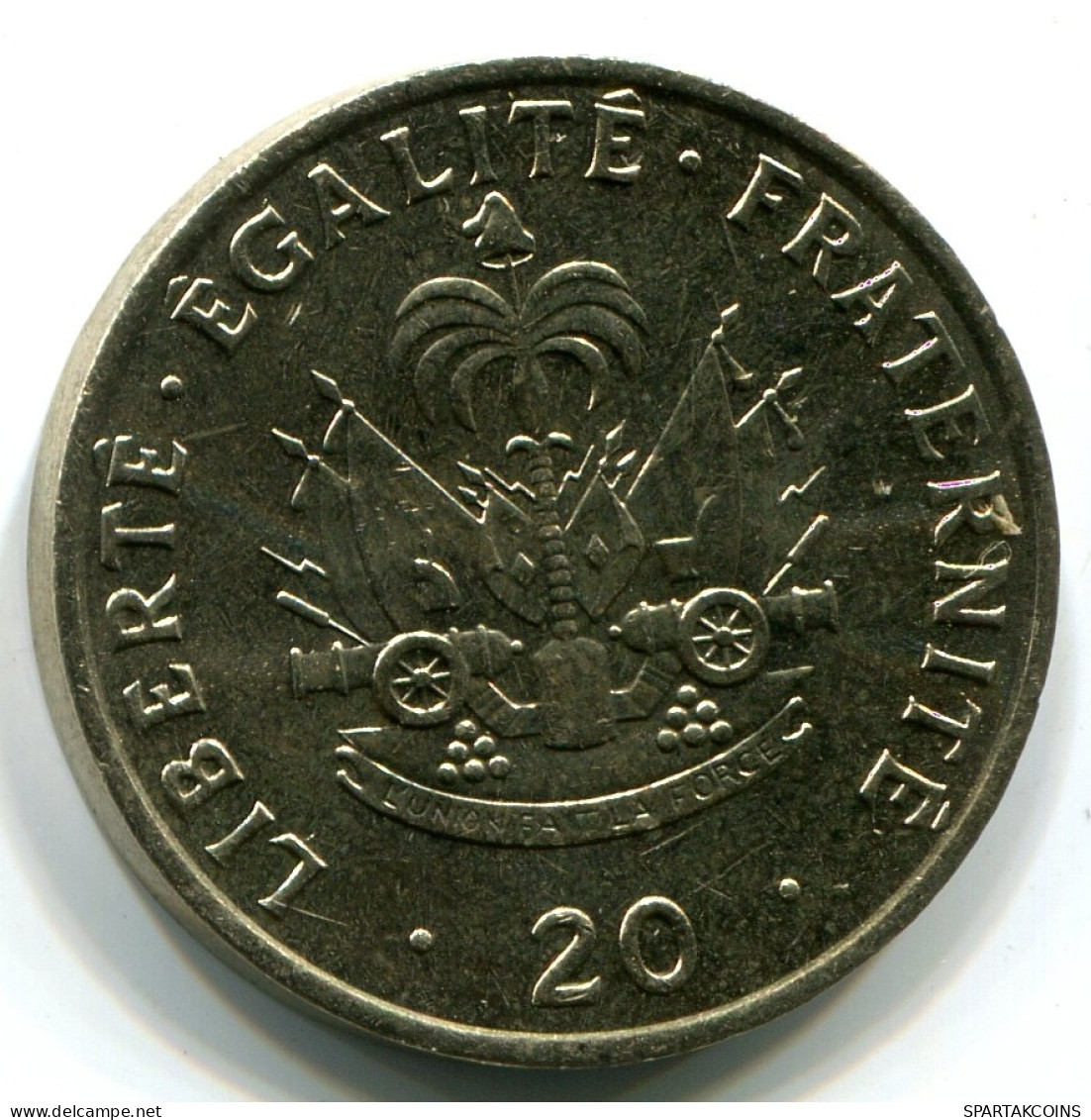 20 CENTIMES 1991 HAITI UNC Münze #W11005.D - Haiti