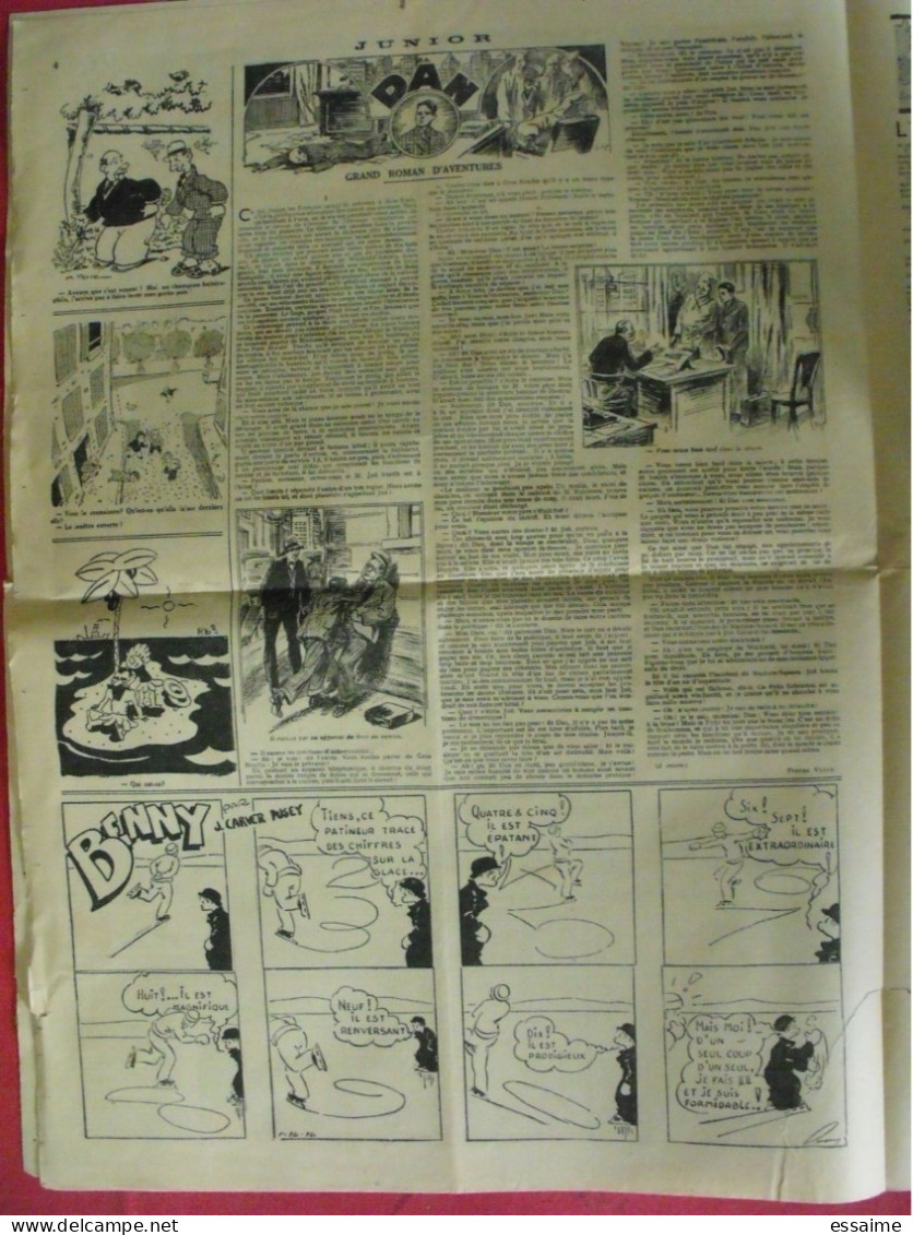 Junior, Le Journal De Tarzan N° 37 1936. Foster Mat Trubert Callaud. à Redécouvrir - Autres & Non Classés