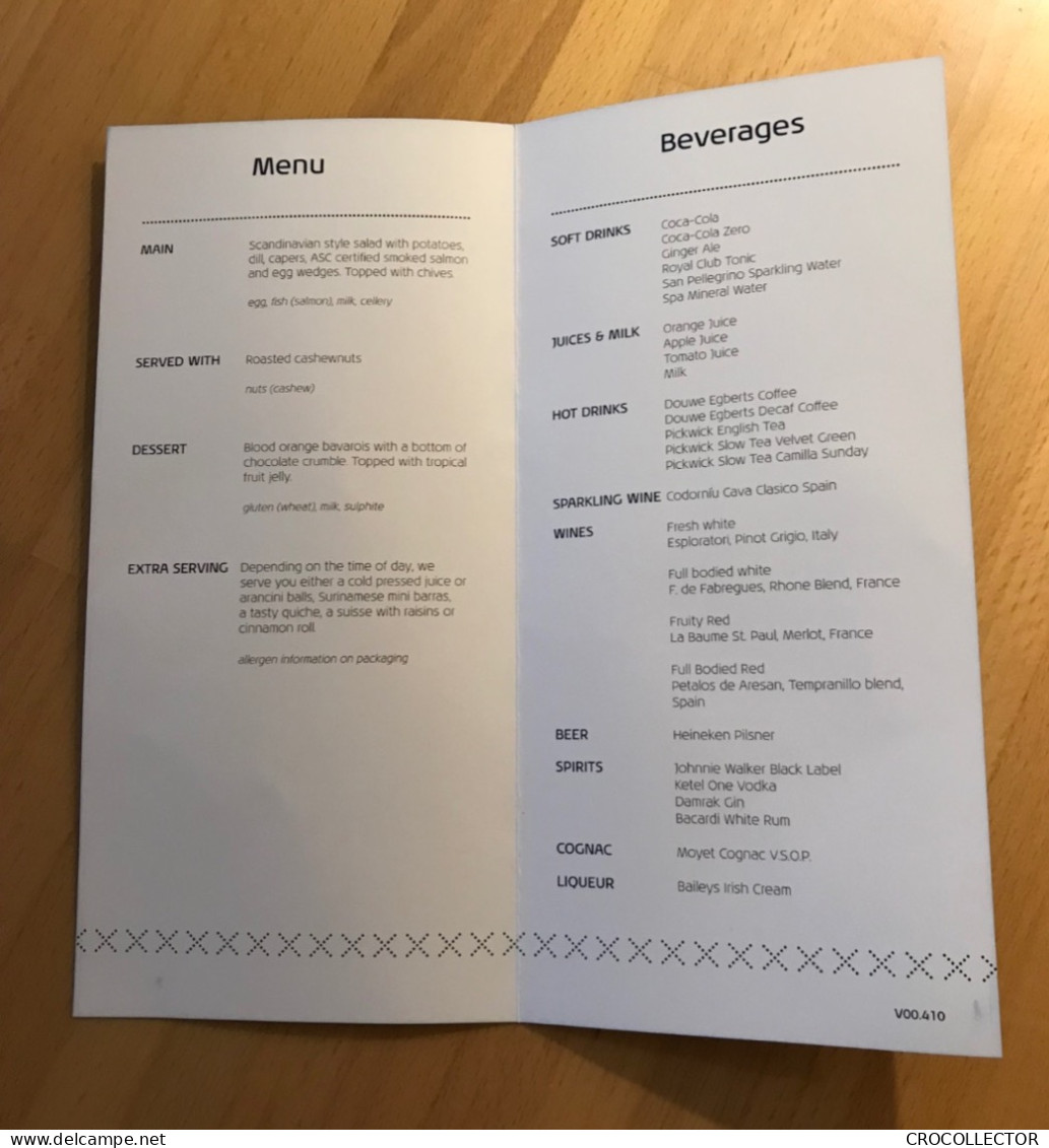 KLM Menu V00.410 - Menus