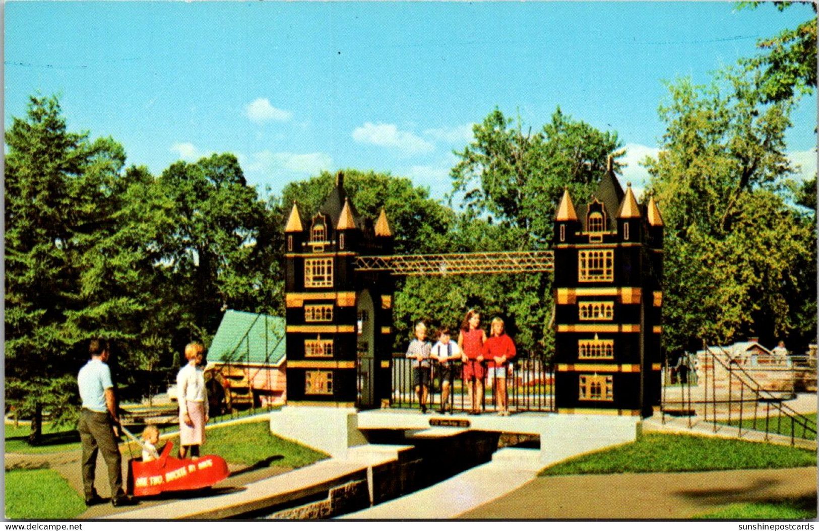 Canada London Storybook Gardens Replica Of The Tower Bridge In London - London