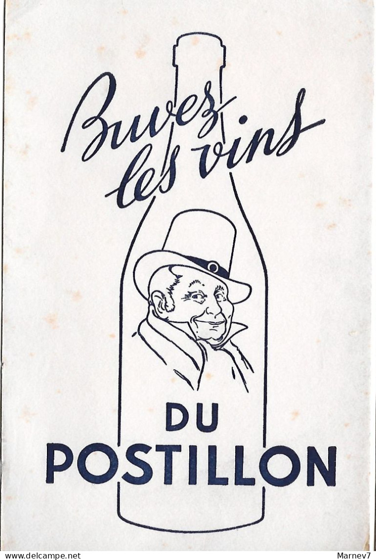 BUVARD - BUVEZ Les Vins Du POSTILLON - 3 Exemplaires - Vin Alcool - - V