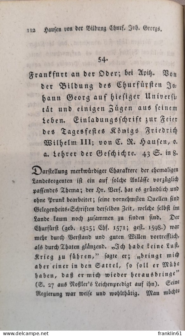 Johannes von Müller. Sämmtliche Werke. Eilfter Theil.