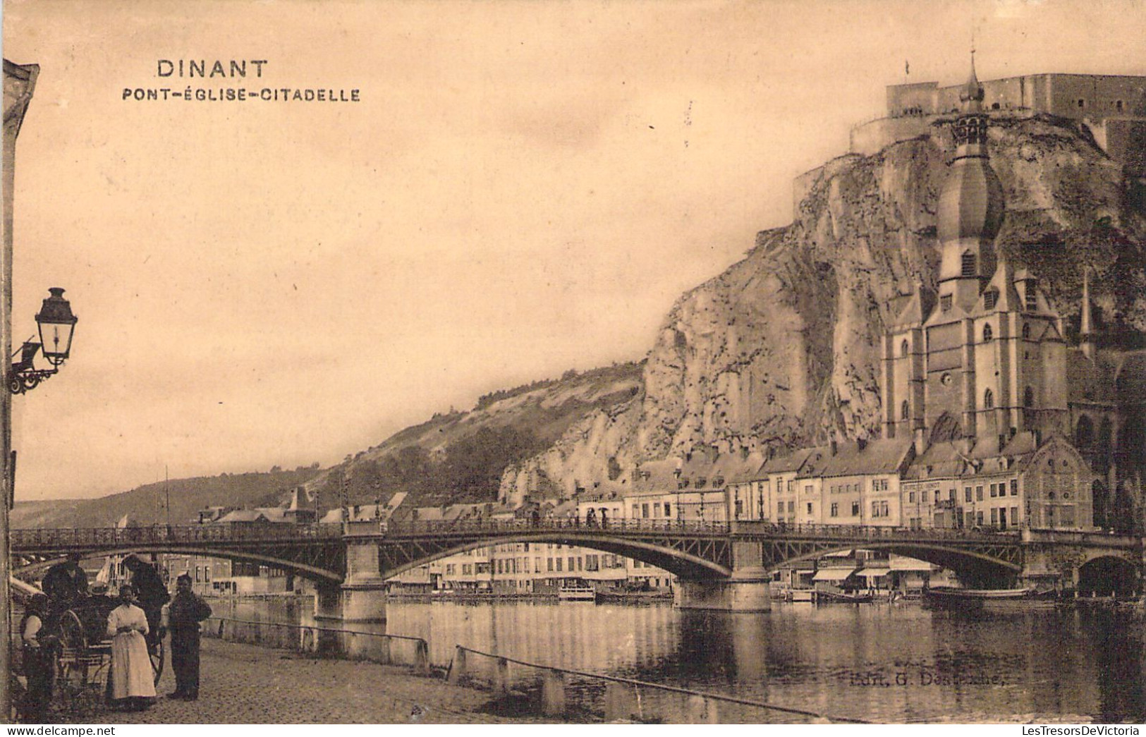 BELGIQUE - DINANT - Pont Eglise Citadelle - Carte Postale Ancienne - Dinant