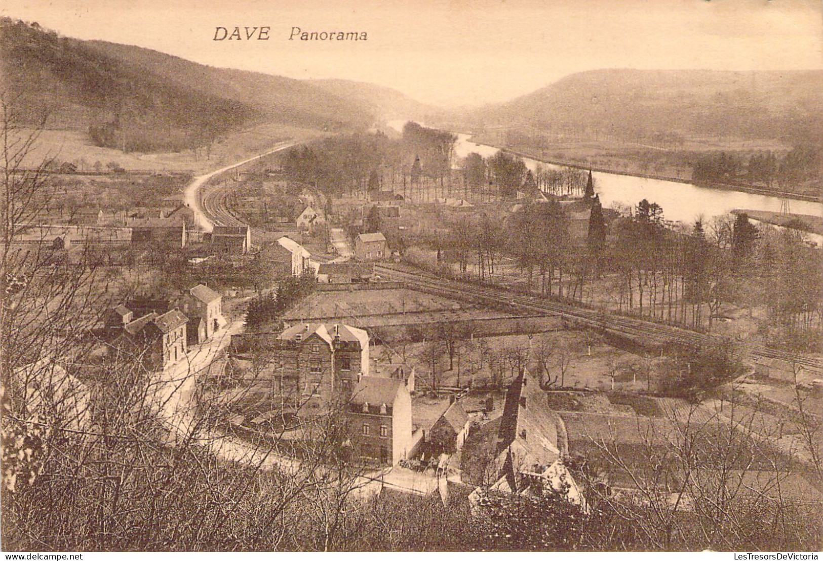 BELGIQUE - DAVE - Panorama - Carte Postale Ancienne - Andere & Zonder Classificatie