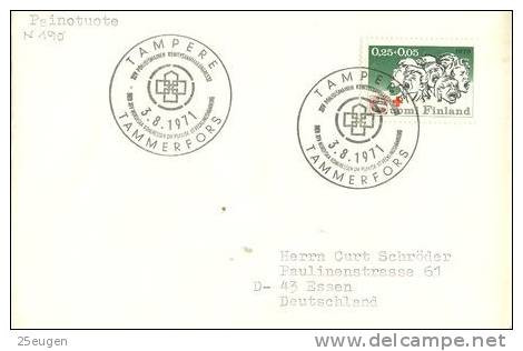 FINLAND 1971 EUROPALIA  POSTMARK - Brieven En Documenten