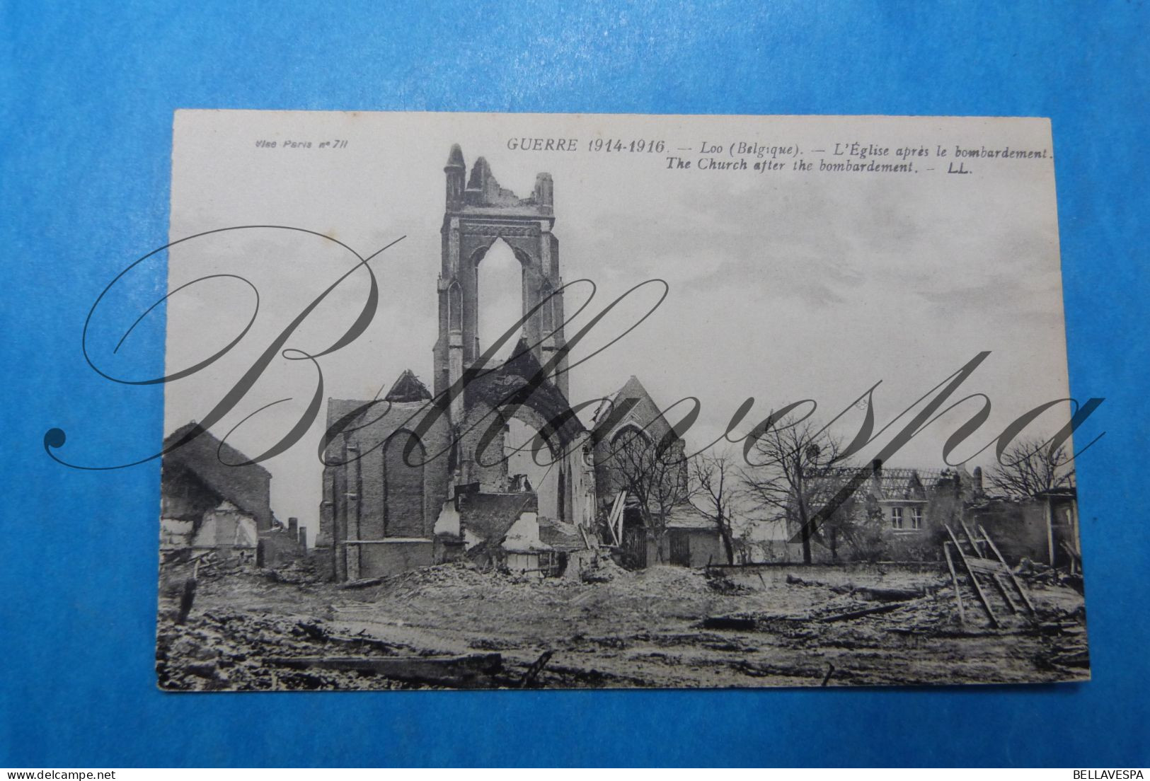 Loo  lot   x 13 cpa postkaarten Guerre Oorlog WOI 1914-1918 Ruines bombardement