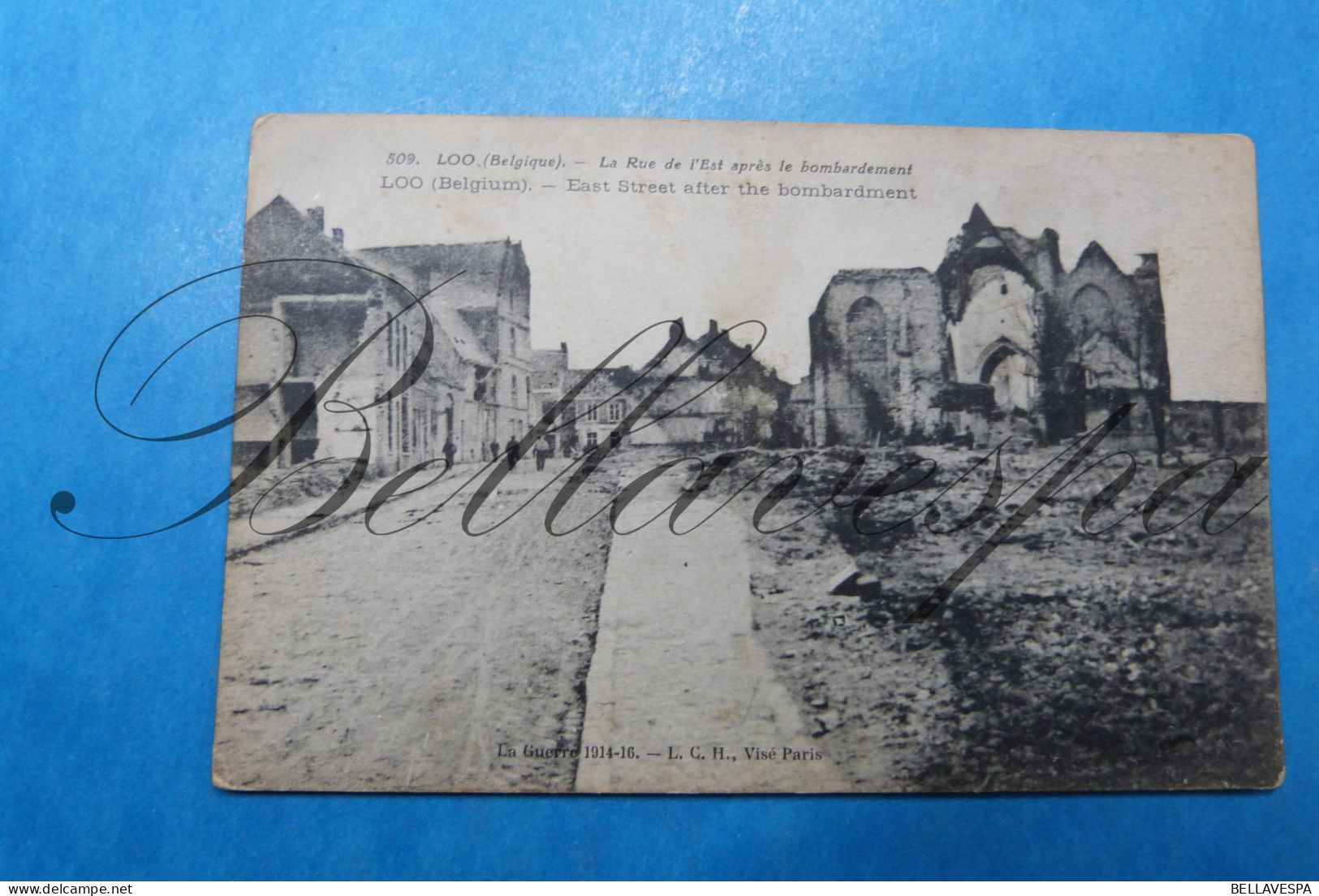 Loo  lot   x 13 cpa postkaarten Guerre Oorlog WOI 1914-1918 Ruines bombardement