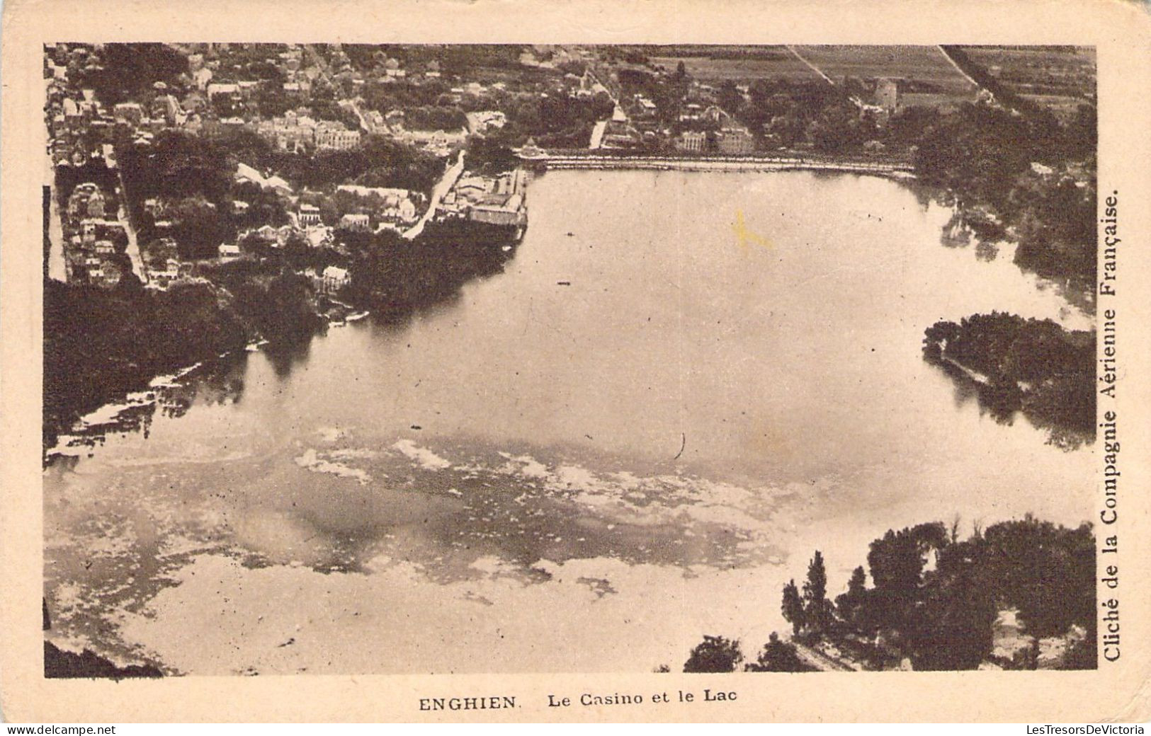 FRANCE  - Enghien - Le Casino Et Le Lac - Carte Postale Ancienne - Other & Unclassified