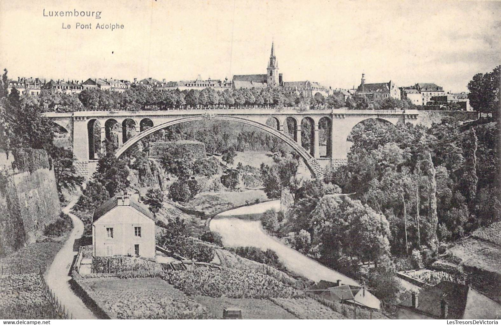 LUXEMBOURG - Le Pont Adolphe - Carte Postale Ancienne - Luxemburg - Stadt