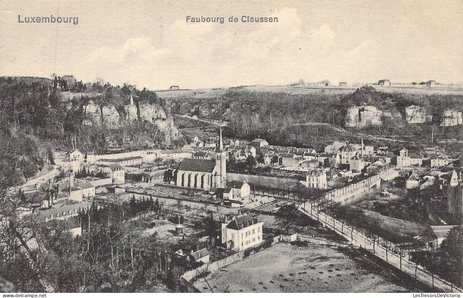 LUXEMBOURG - Faubourg De Claussen - Carte Postale Ancienne - Luxemburg - Stadt