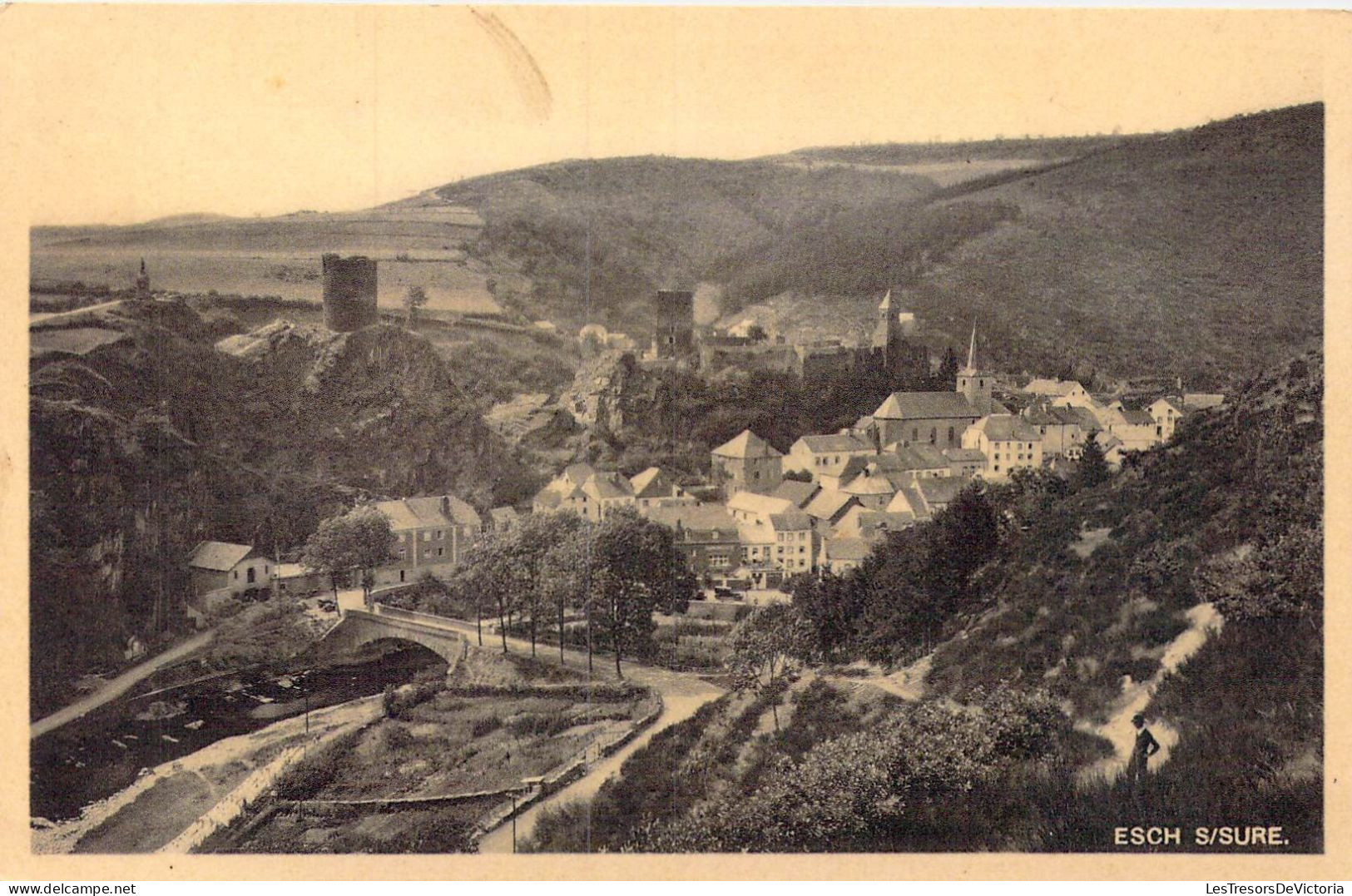 LUXEMBOURG - Esch-sur-Sûre - Carte Postale Ancienne - Esch-sur-Sure