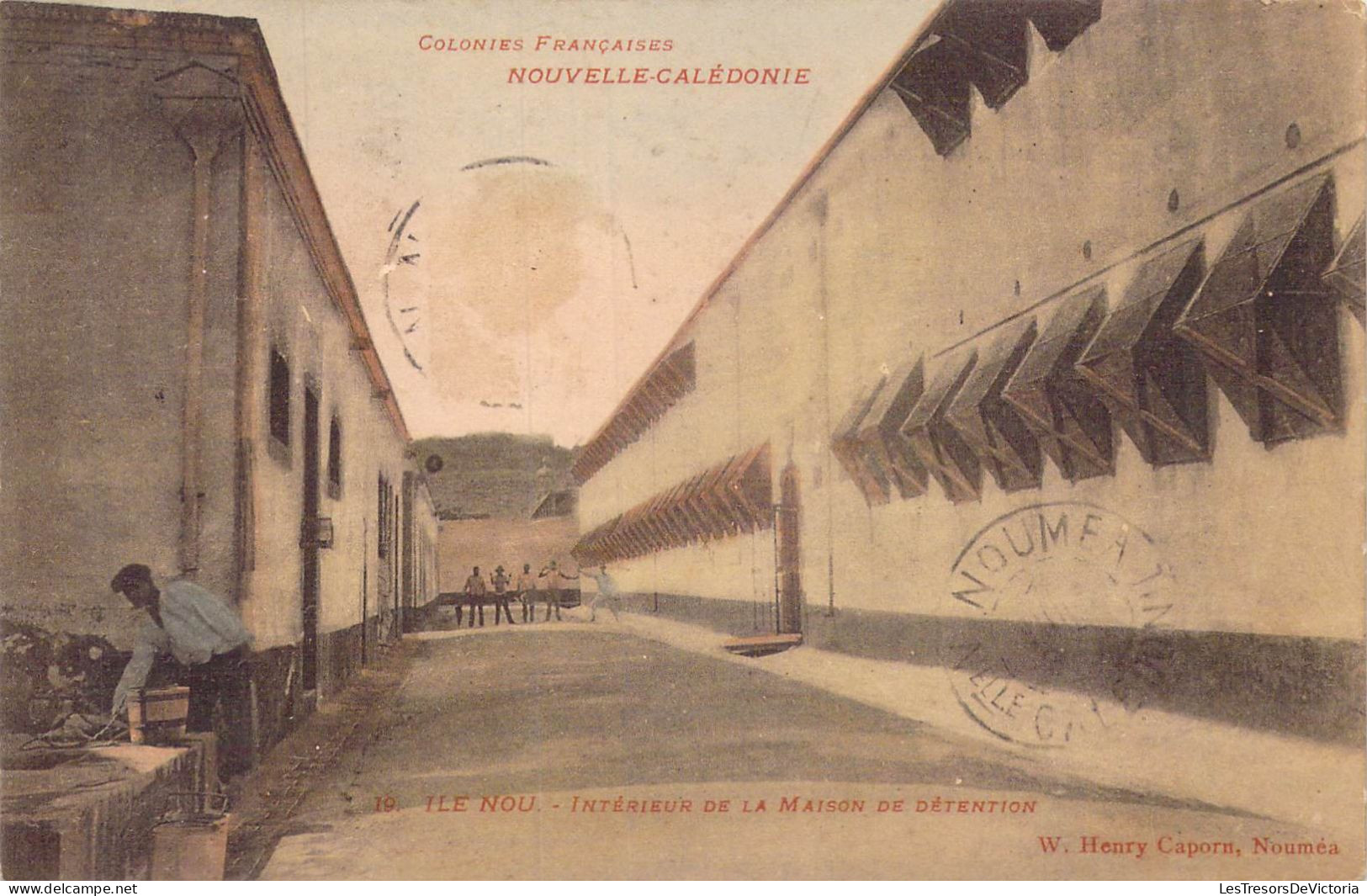 FRANCE - Nouvelle Calédonie - Ile Nou - Intérieur De La Maison De Détention - Carte Postale Ancienne - Nouvelle Calédonie