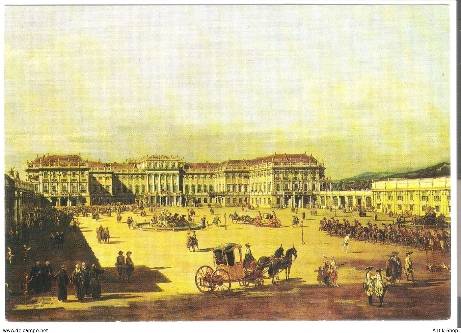 Schloss Schönbrunn - Hofseite - Von Bernardo Belotto - Kunsthistorisches Museum Wien  - Von 1998 (6321) - Musea