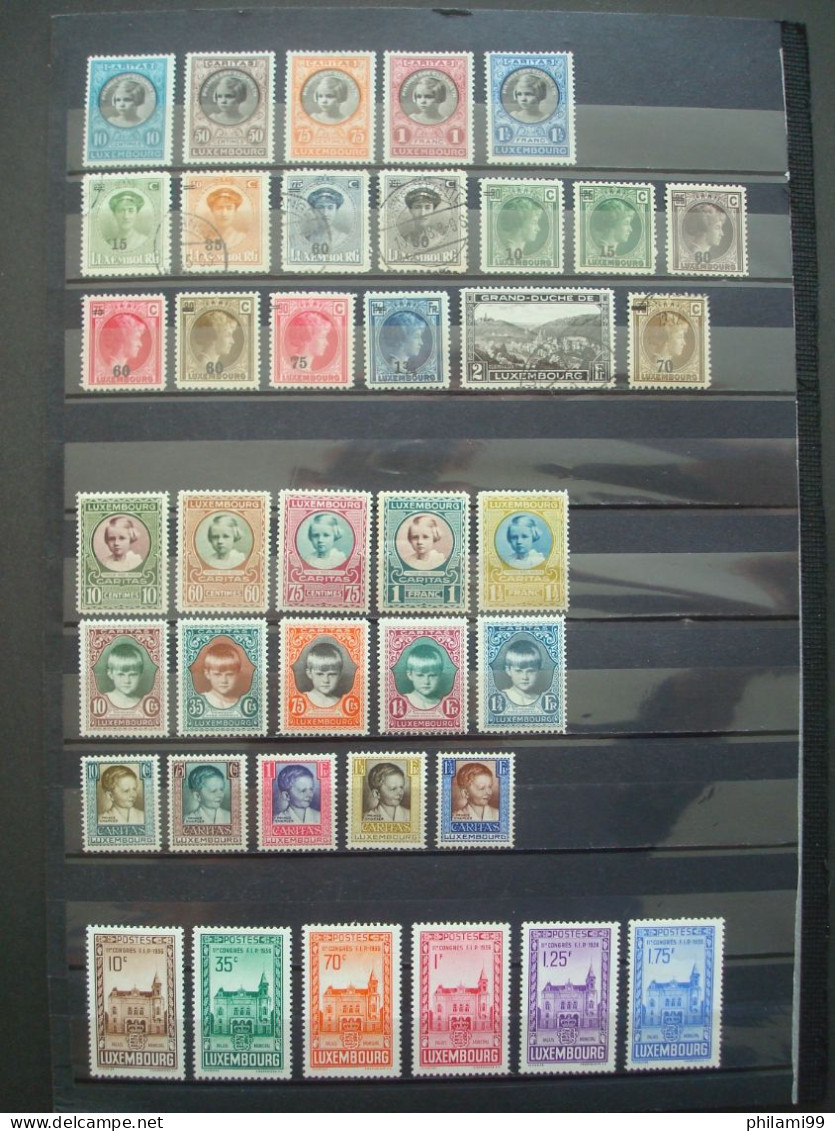 LUXEMBURG MNH** MH* USED / 7 SCANS Incl. Good Values And Sets - Colecciones