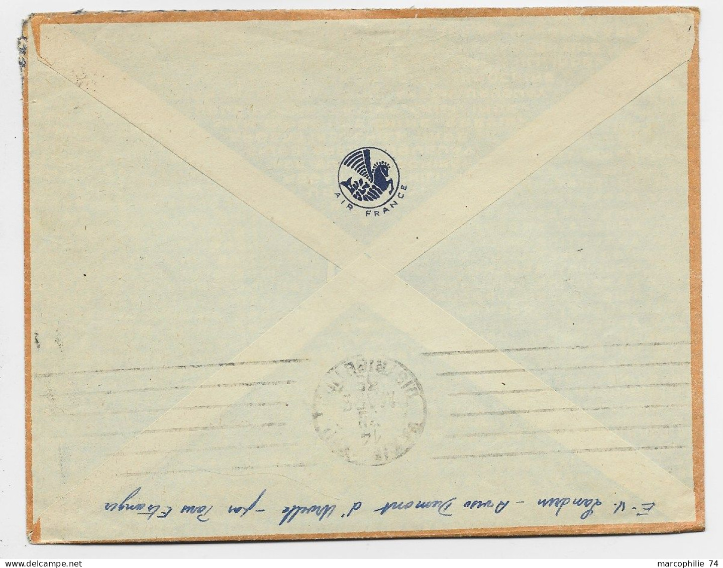 NOUVELLE CALEDONIE 25C+65C+ 2FR+5FR LETTRE COVER AVION NOUMEA 25.2.1936 TO FRANCE - Storia Postale