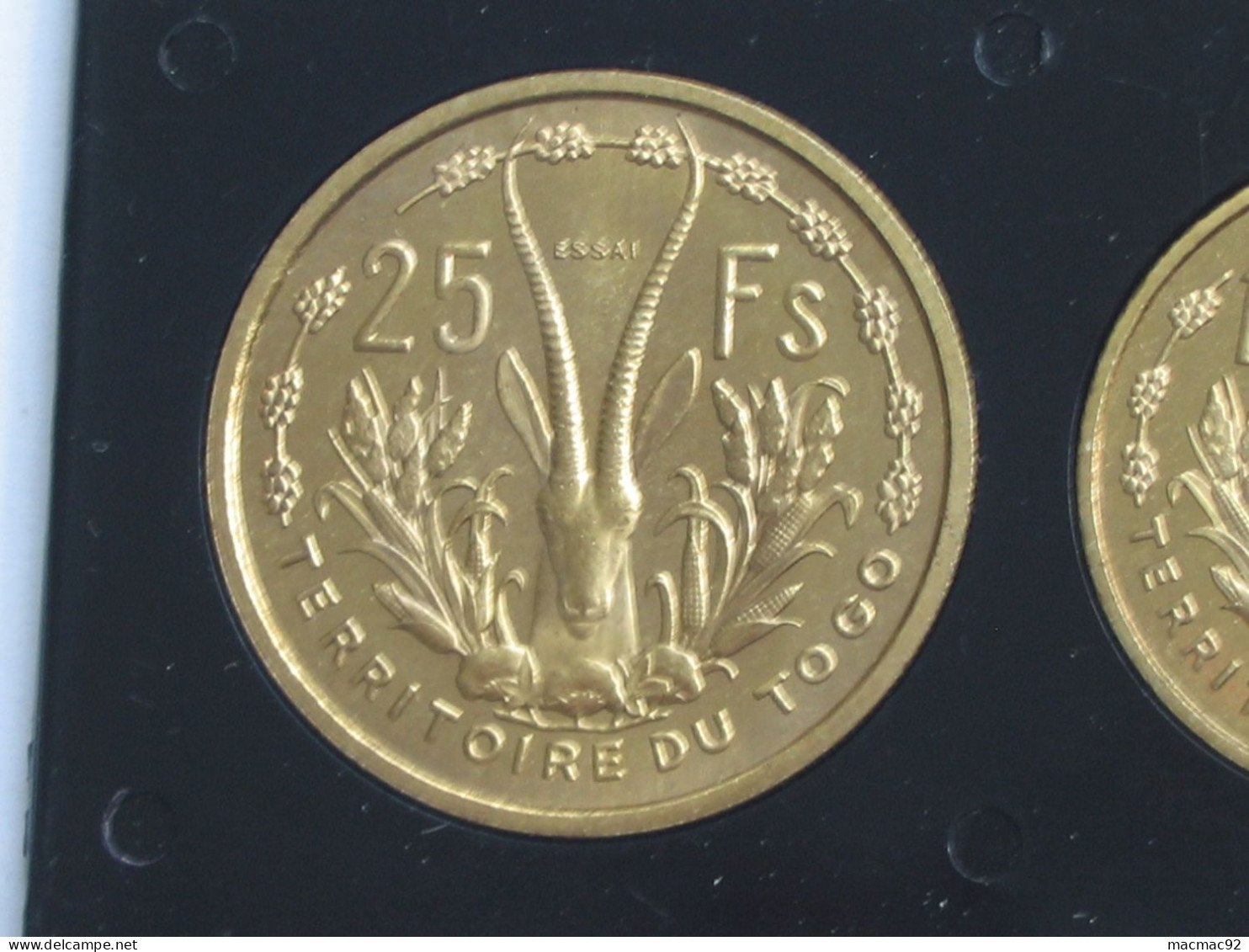 Coffret de 3 essais - 5 - 10 et 25 Francs 1956 - Union Francaise - Territoire du Togo  **** EN ACHAT IMMEDIAT   ****