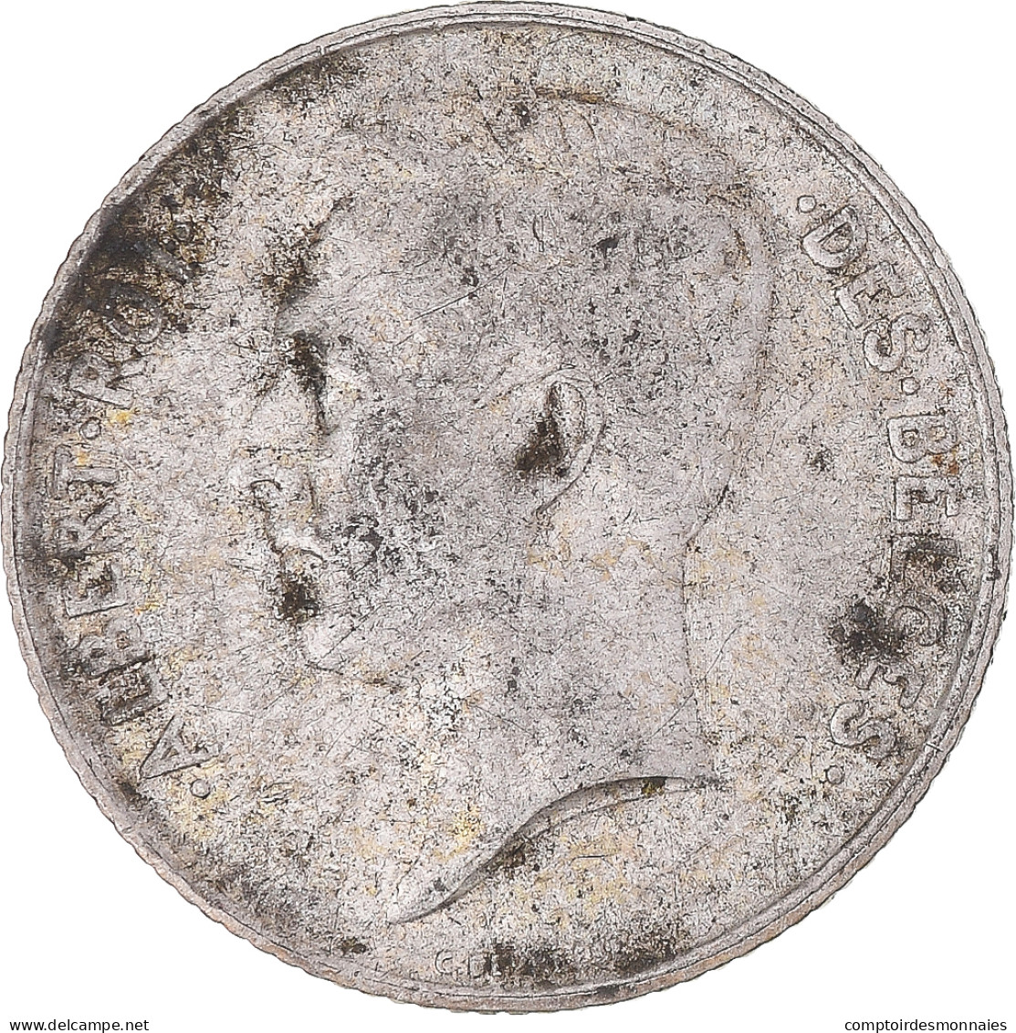 Monnaie, Belgique, Franc, 1911, TB+, Argent, KM:73.1 - 1 Franc