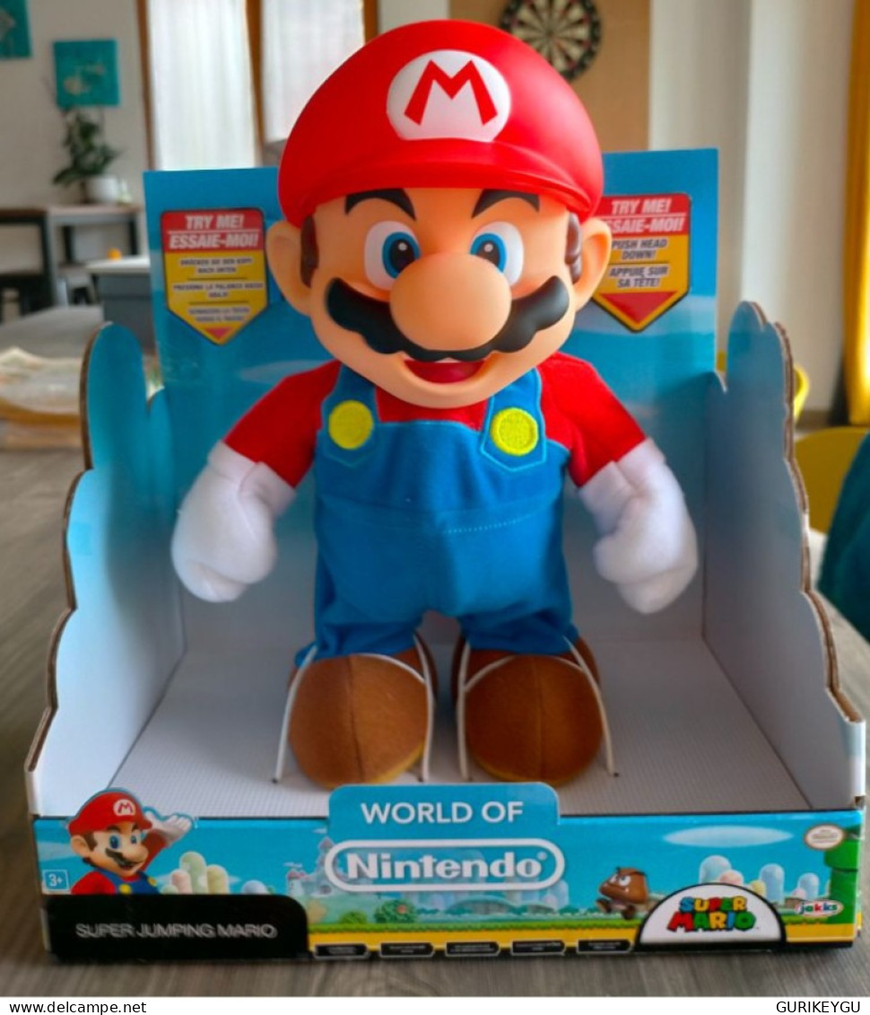 Super MARIO SAUTEUR WORL NINTENDO JUMPING EO NEUF De 2016  Très RARE Jeu Figurine 27cm De Hauteur X 20 Cm - Jeux Vidéo